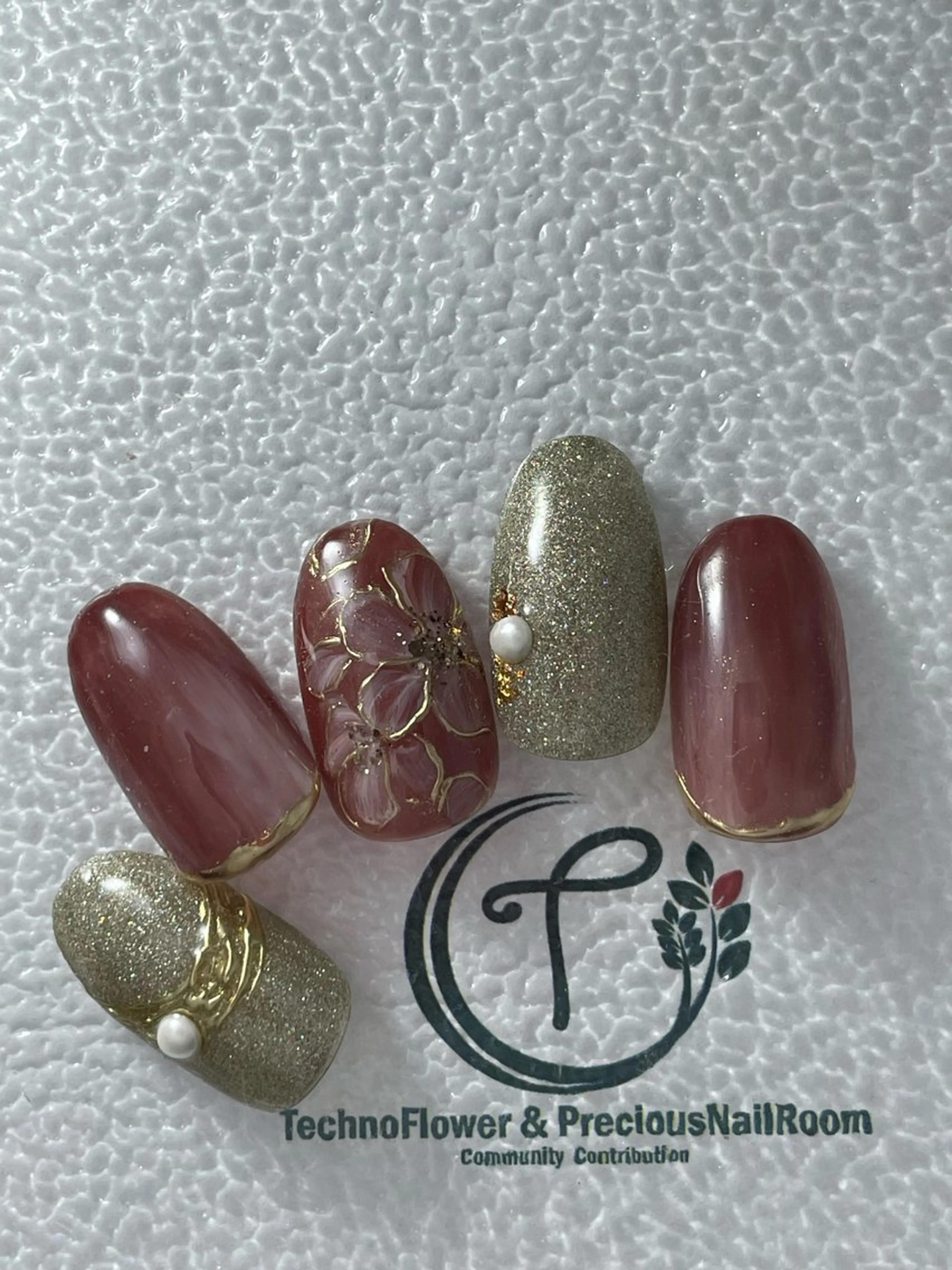 ネイル フラワーネイル precious nail  roomのネイルデザイン
