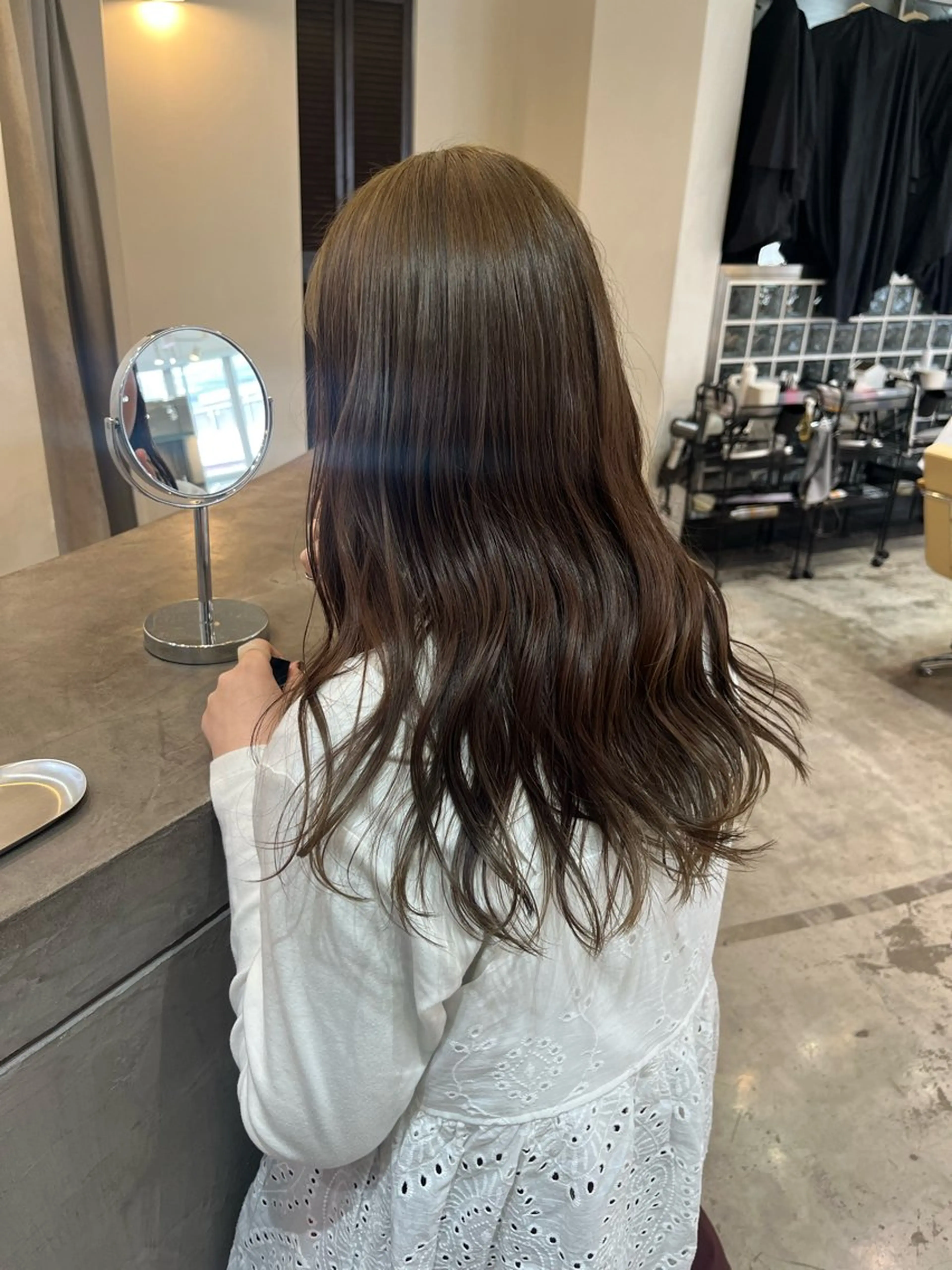 カラー ヘアカラー トリートメント morita yunaのヘアスタイル