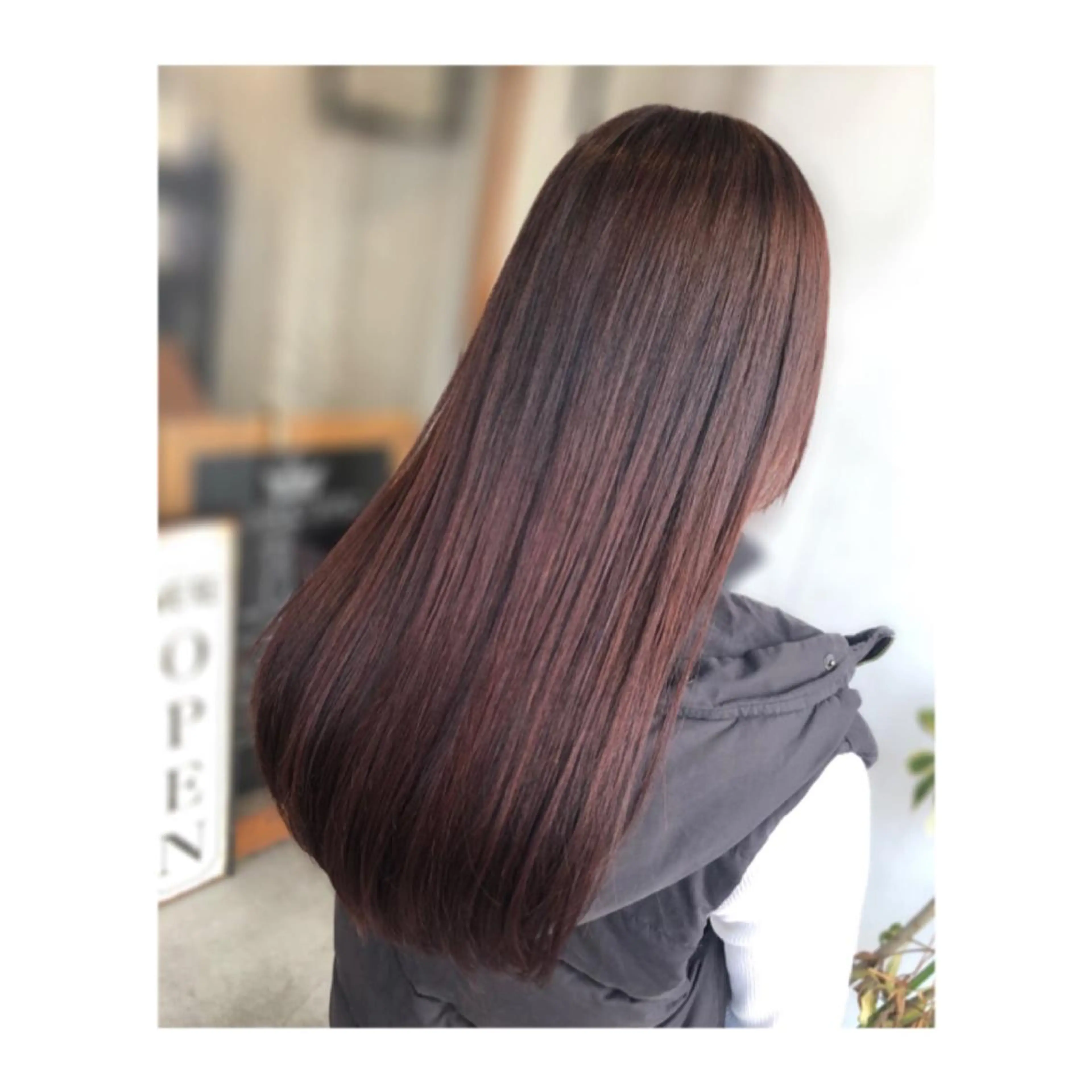 ロング カラー ブリーチ グラデーションカラー ブリーチなしカラー カット ヘアカラー トリートメント まちだ ひとみのヘアスタイル