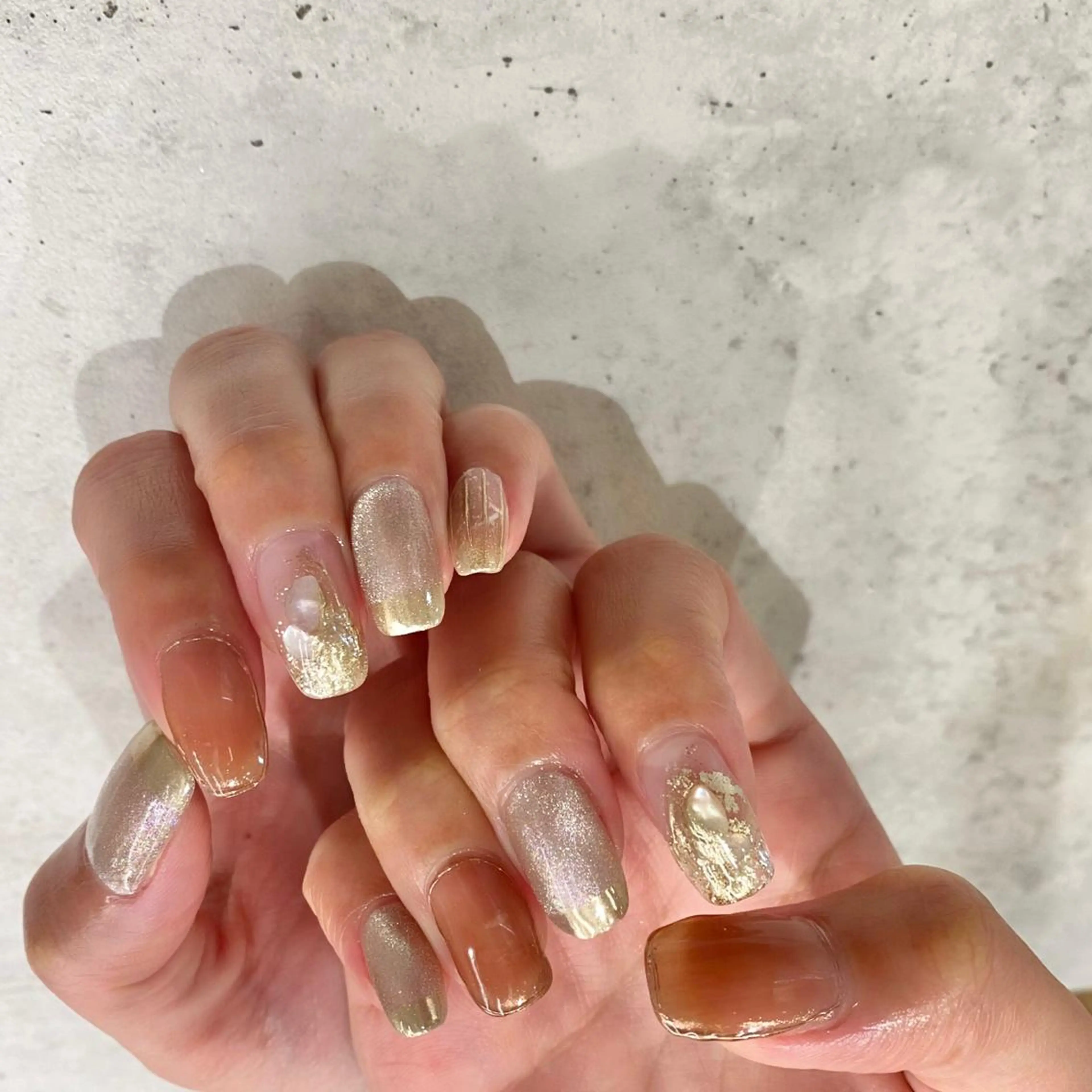 ネイル マグネットネイル ハンドネイル Yuriko Omi パラジェル/渋谷のネイルデザイン