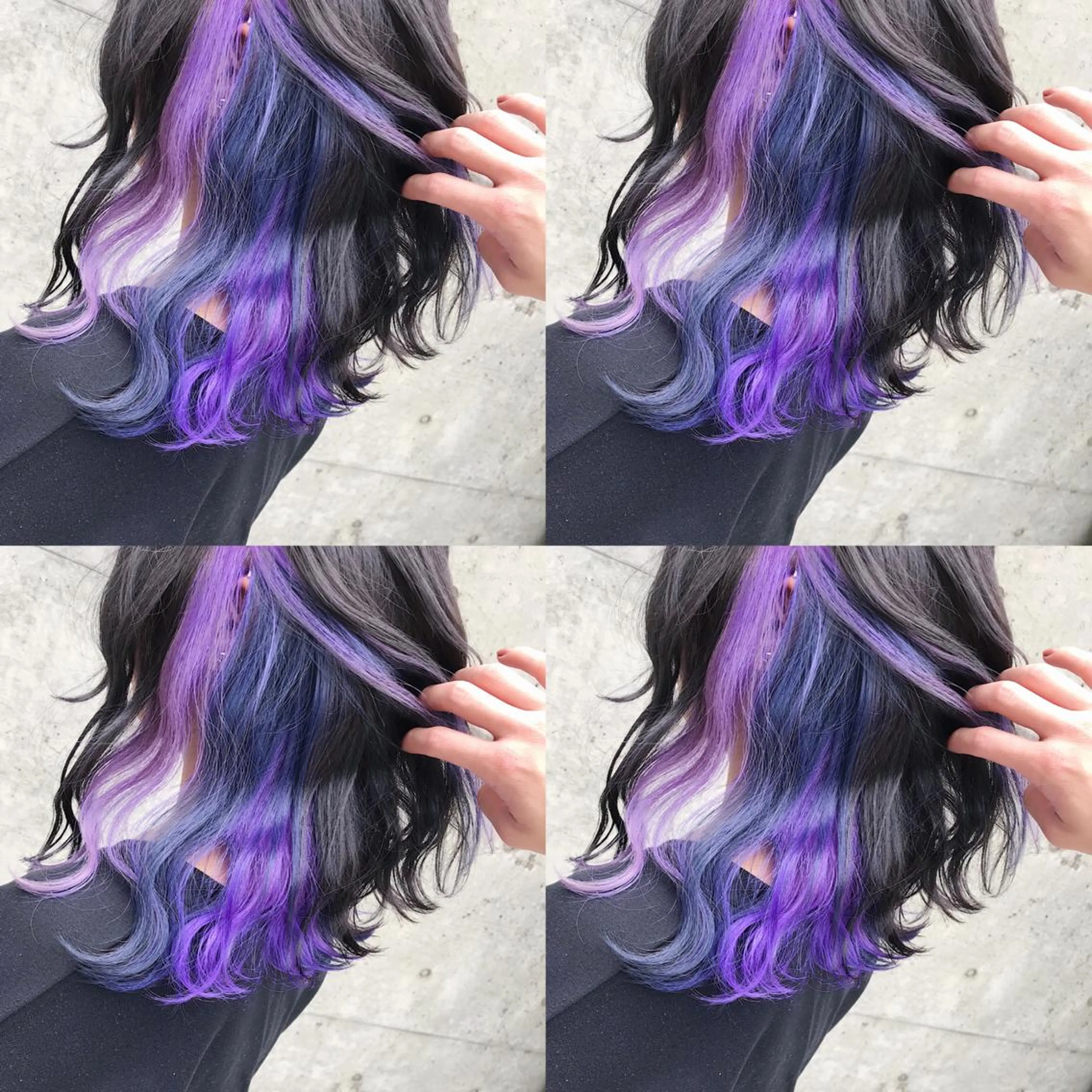 ミディアム カラー ヘアアレンジ ヘアカラー トリートメント TAKUMAブリーチ /切りっぱなし🪽のヘアスタイル