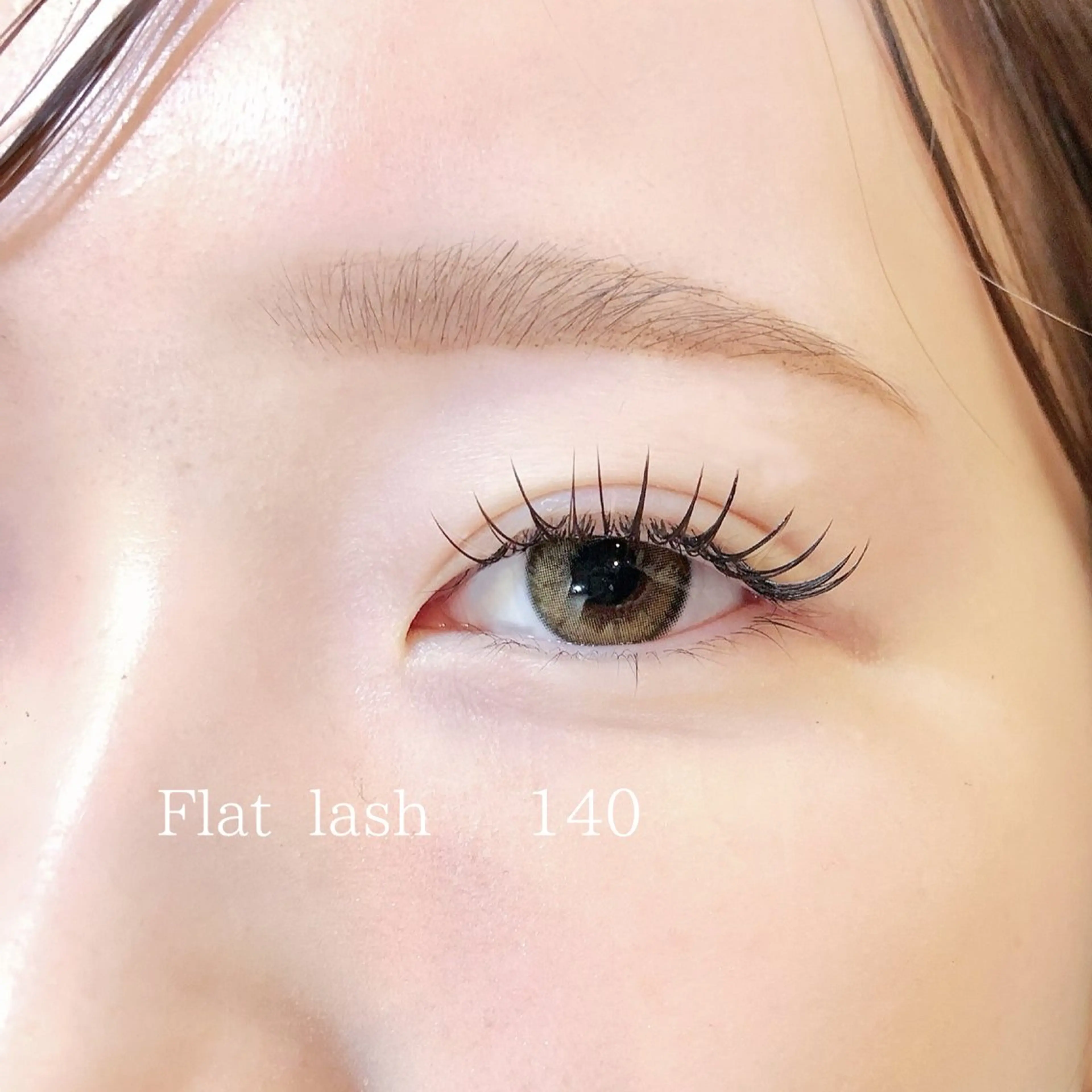 マツエク・マツパ フラットラッシュ . makotoのマツエク・マツパデザイン