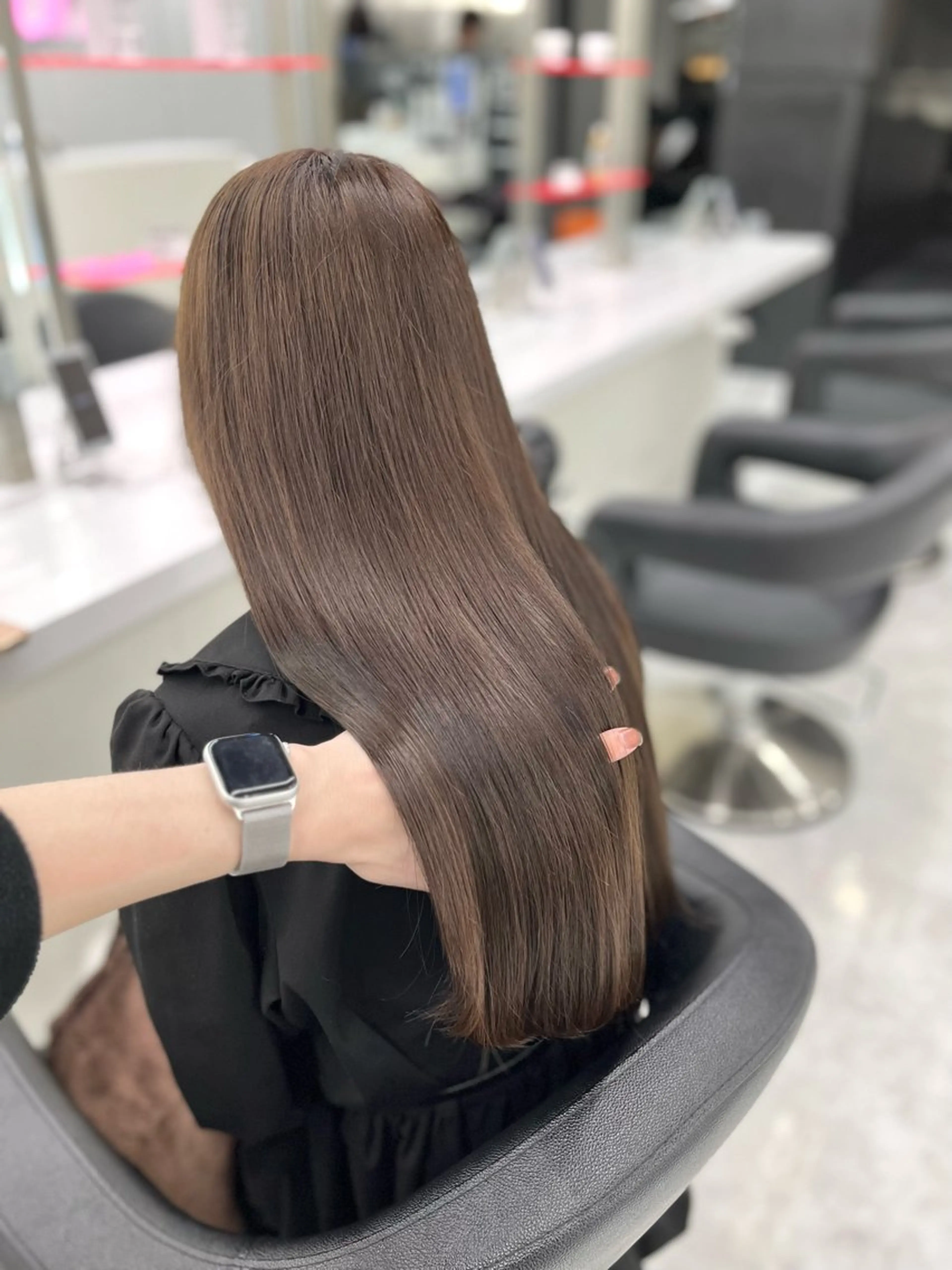 セミロング ヘアカラー トリートメント ヘッドスパ 淡色カラー 🫧NAOYA 🫧のヘアスタイル