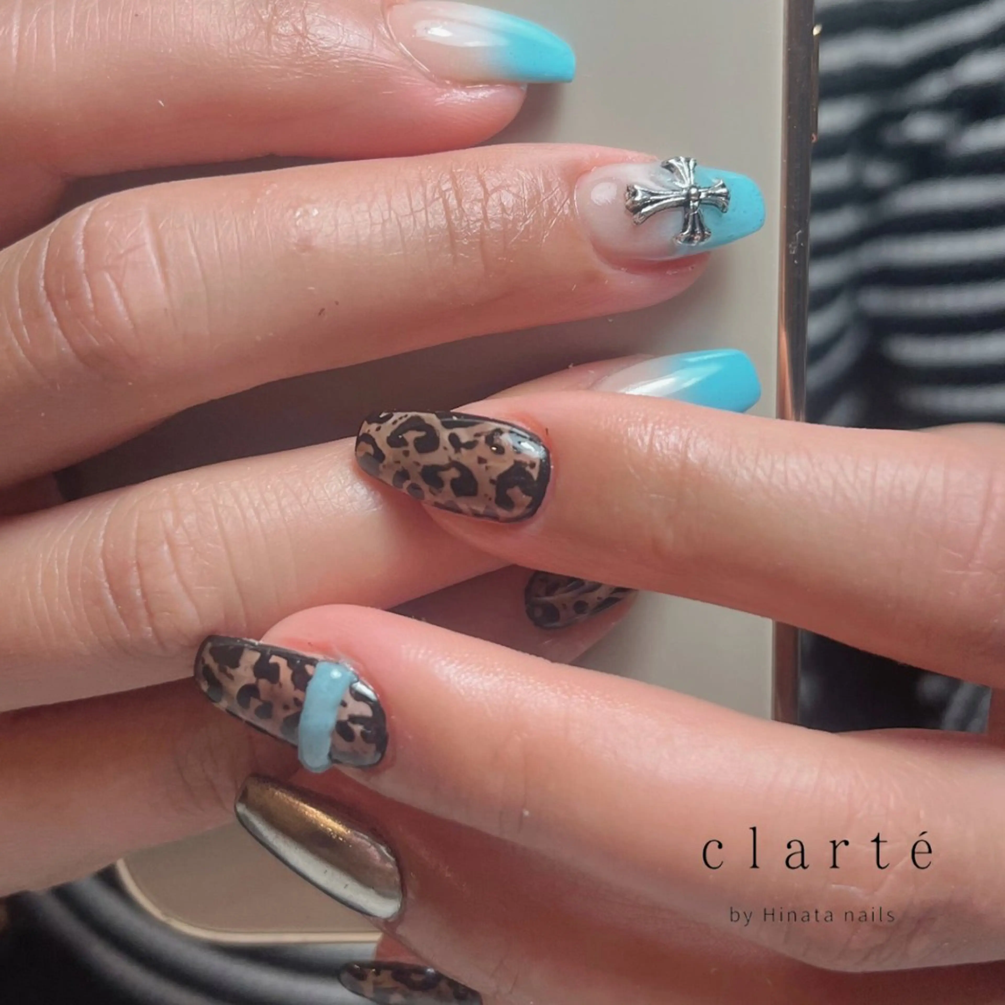 ネイル ハンドネイル 【LaCLARTE】 京橋各線駅ﾁｶ🩶のマツエク・マツパデザイン