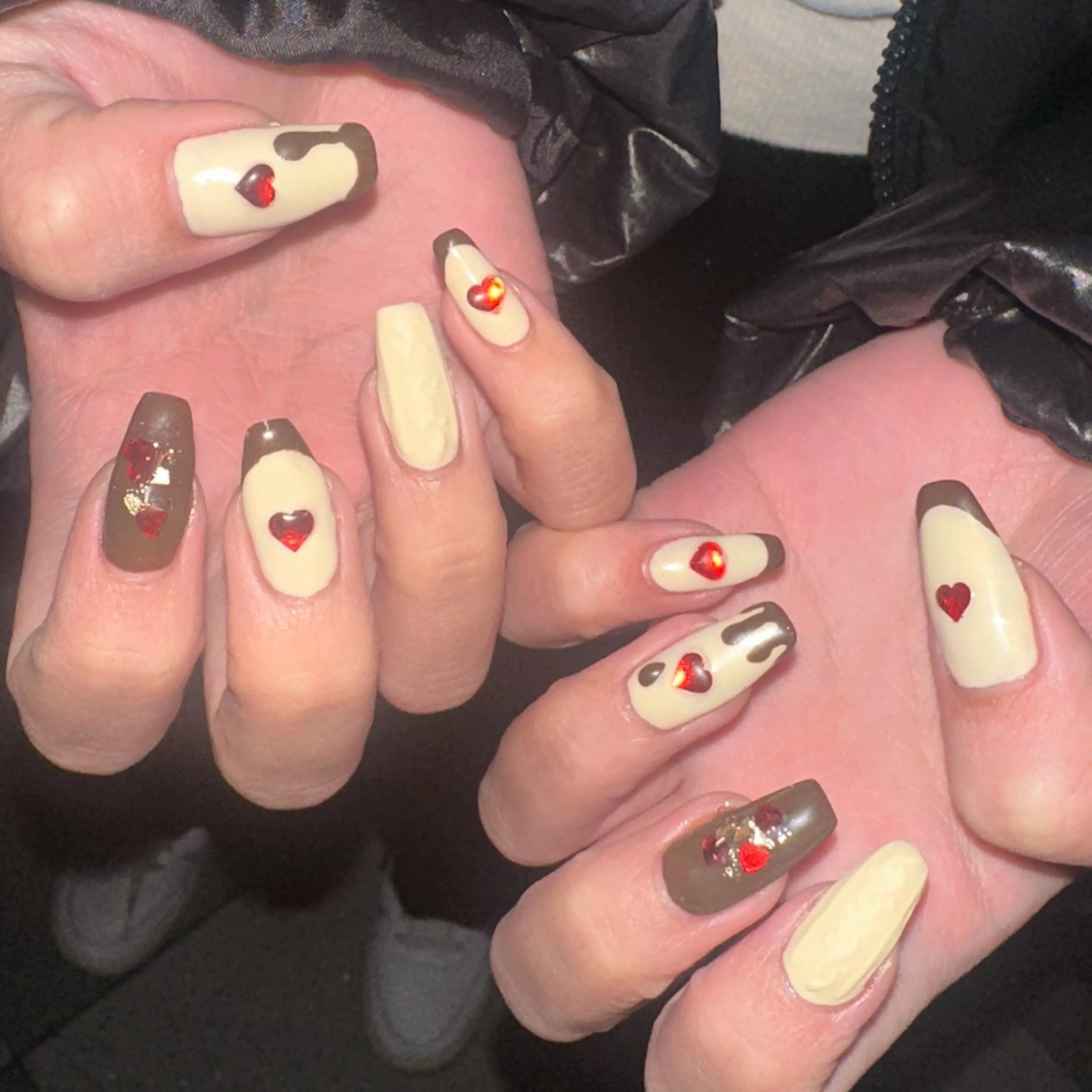 ネイル バレンタイン ハンドネイル tee nailのネイルデザイン