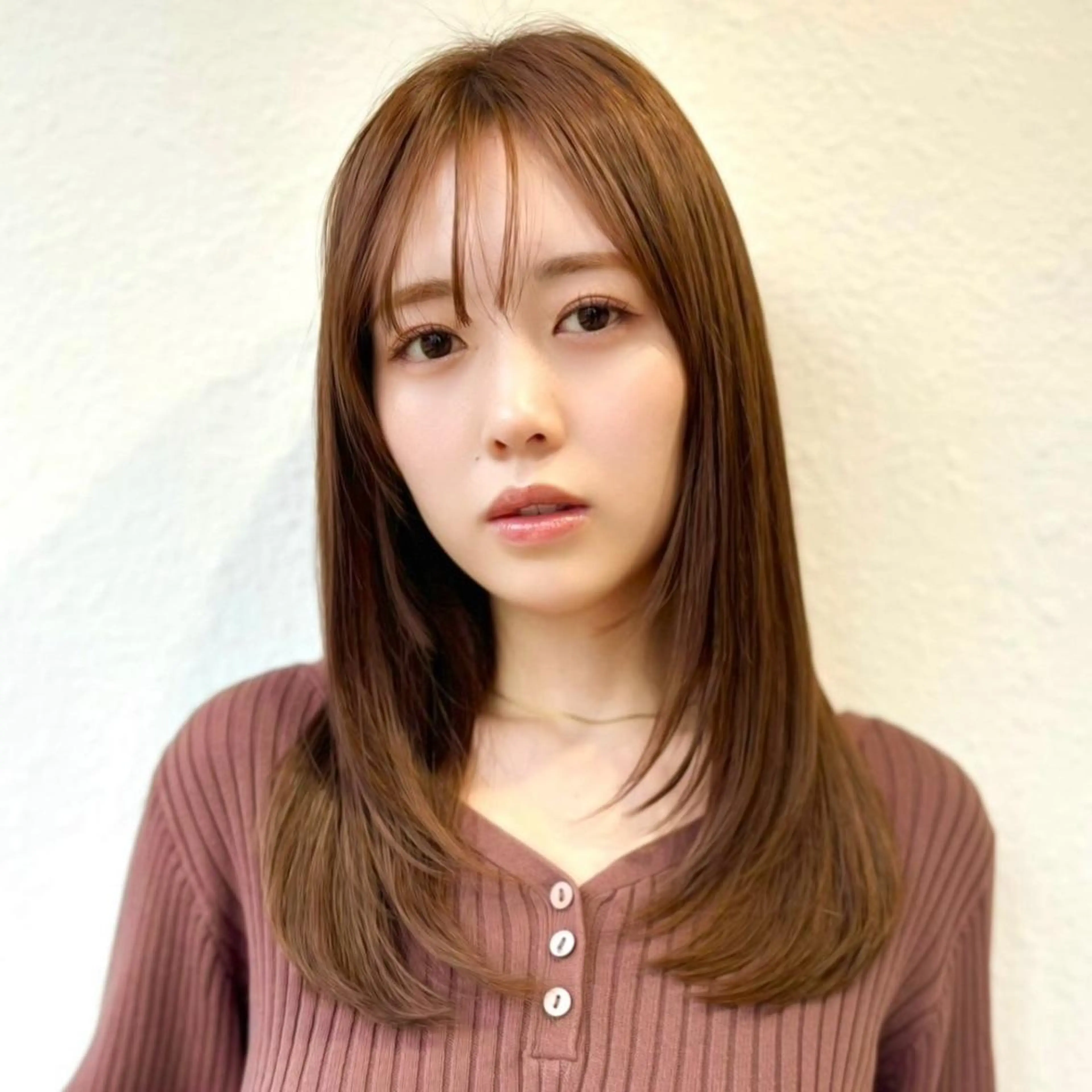 ロング 艶髪ストレート❇️ レイヤー❇️出町光流のヘアスタイル