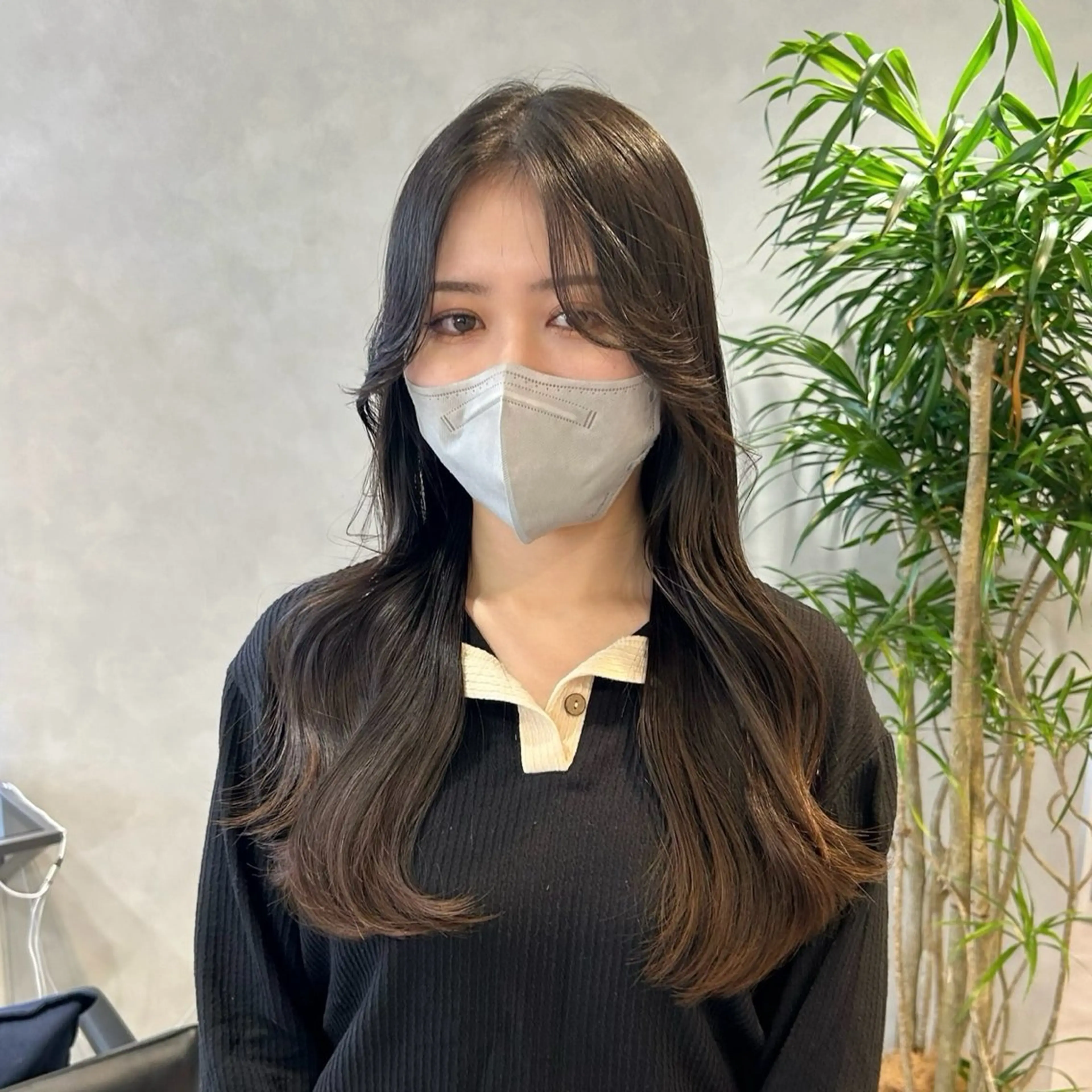 ロング レイヤーカット ❤️ショートカット ・顔周りカット❤️のヘアスタイル