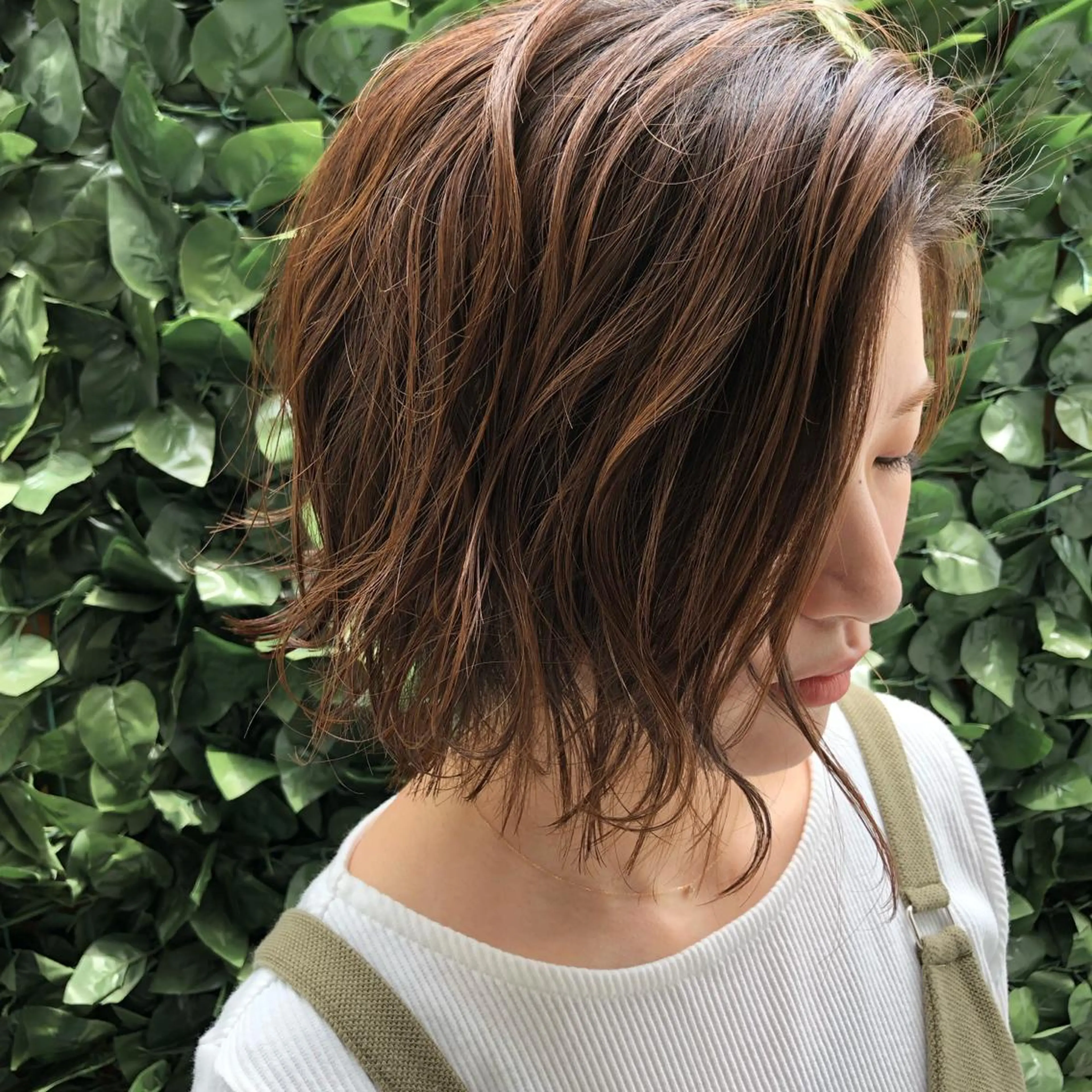 ショート カラー ヘアアレンジ ヘアカラー トリートメント 江藤 星史のヘアスタイル