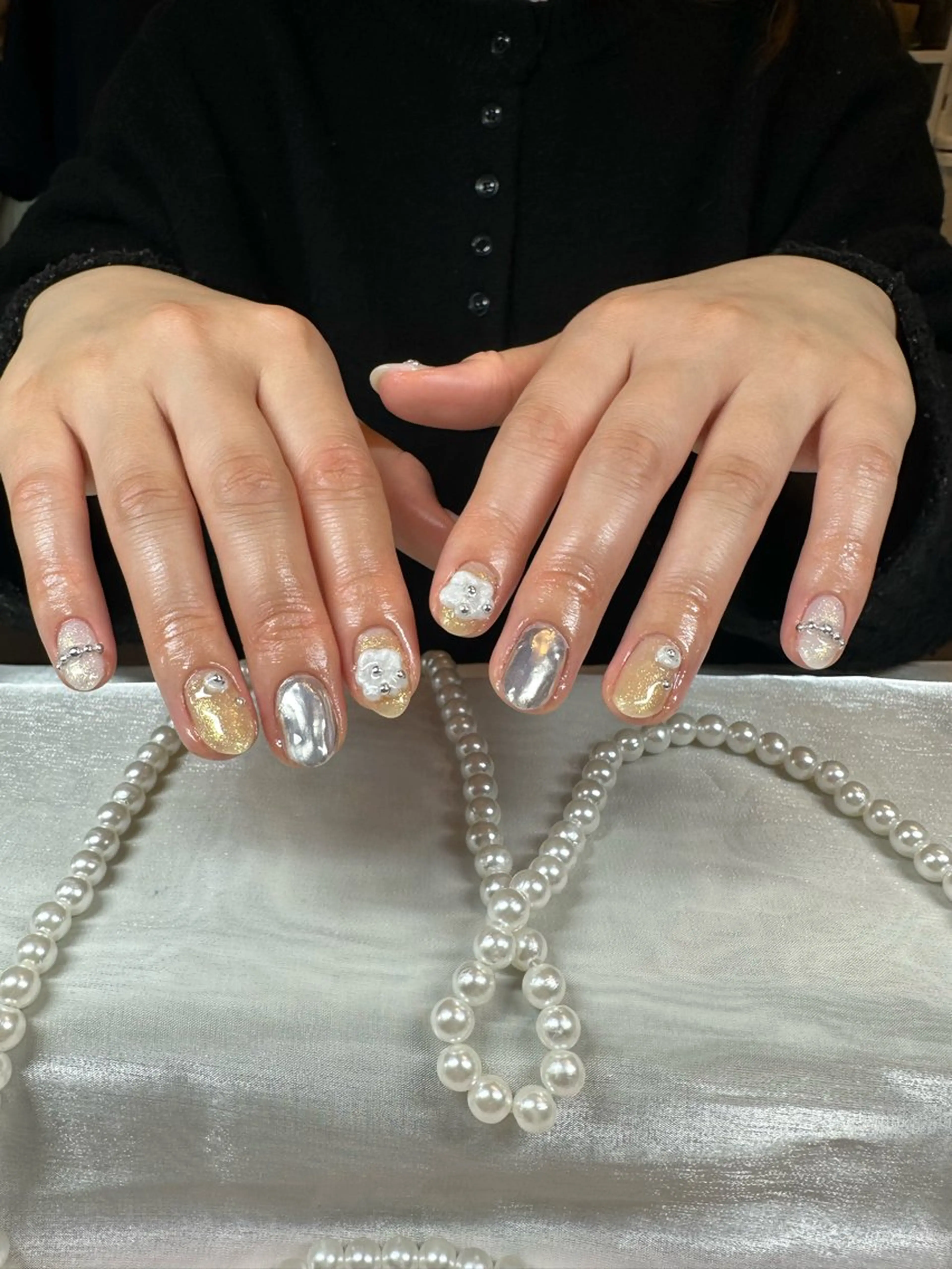 ミディアム カラー ハンドネイル YING Nail🐶のネイルデザイン