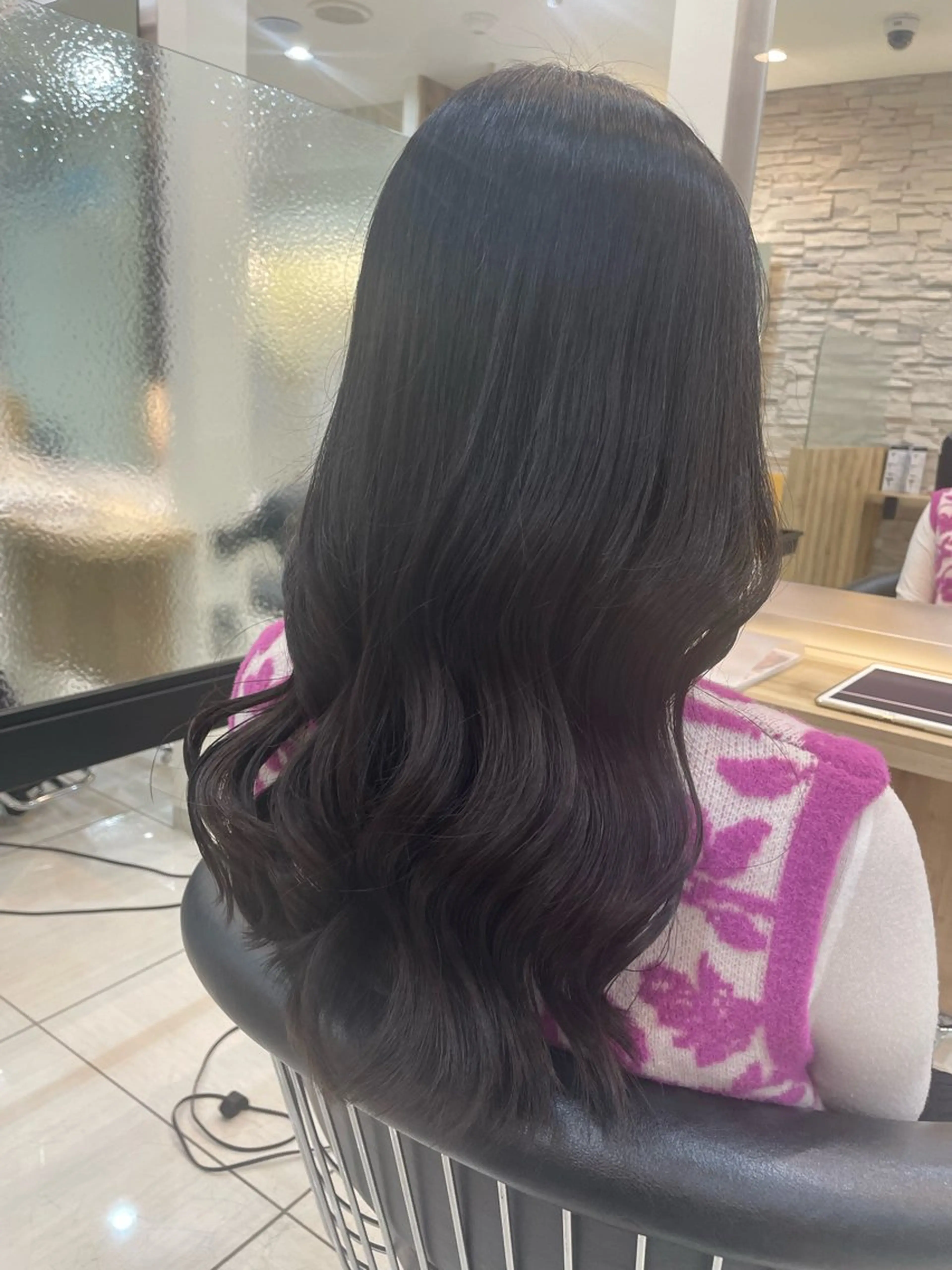 ロング カラー 顔周りカット 韓国風ヘア カット ヘアカラー トリートメント 田野倉NEXT店 美髪ニストのヘアスタイル