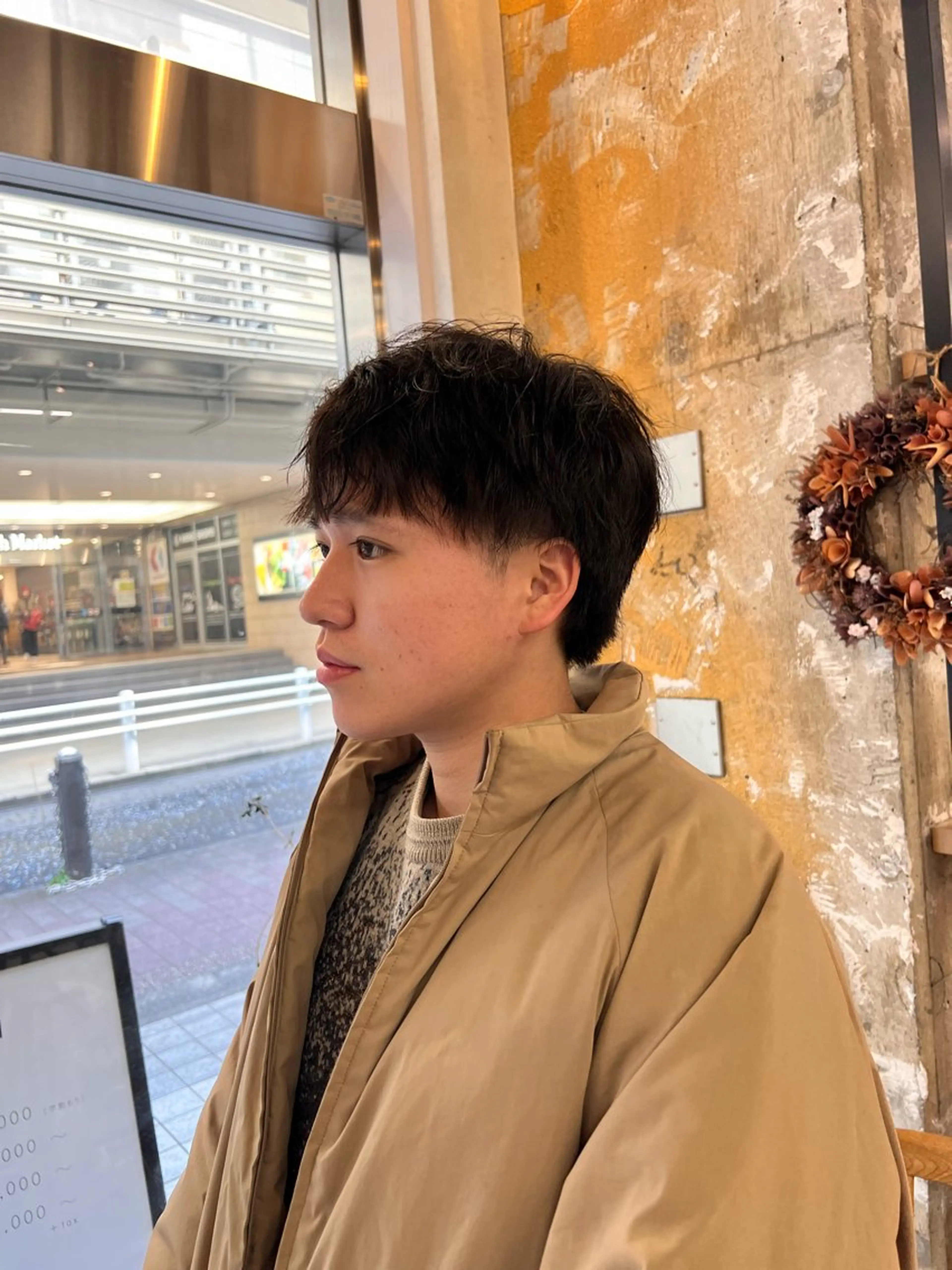 メンズ カット パーマ 髪質改善/レイヤー 暖色/shiinaのヘアスタイル