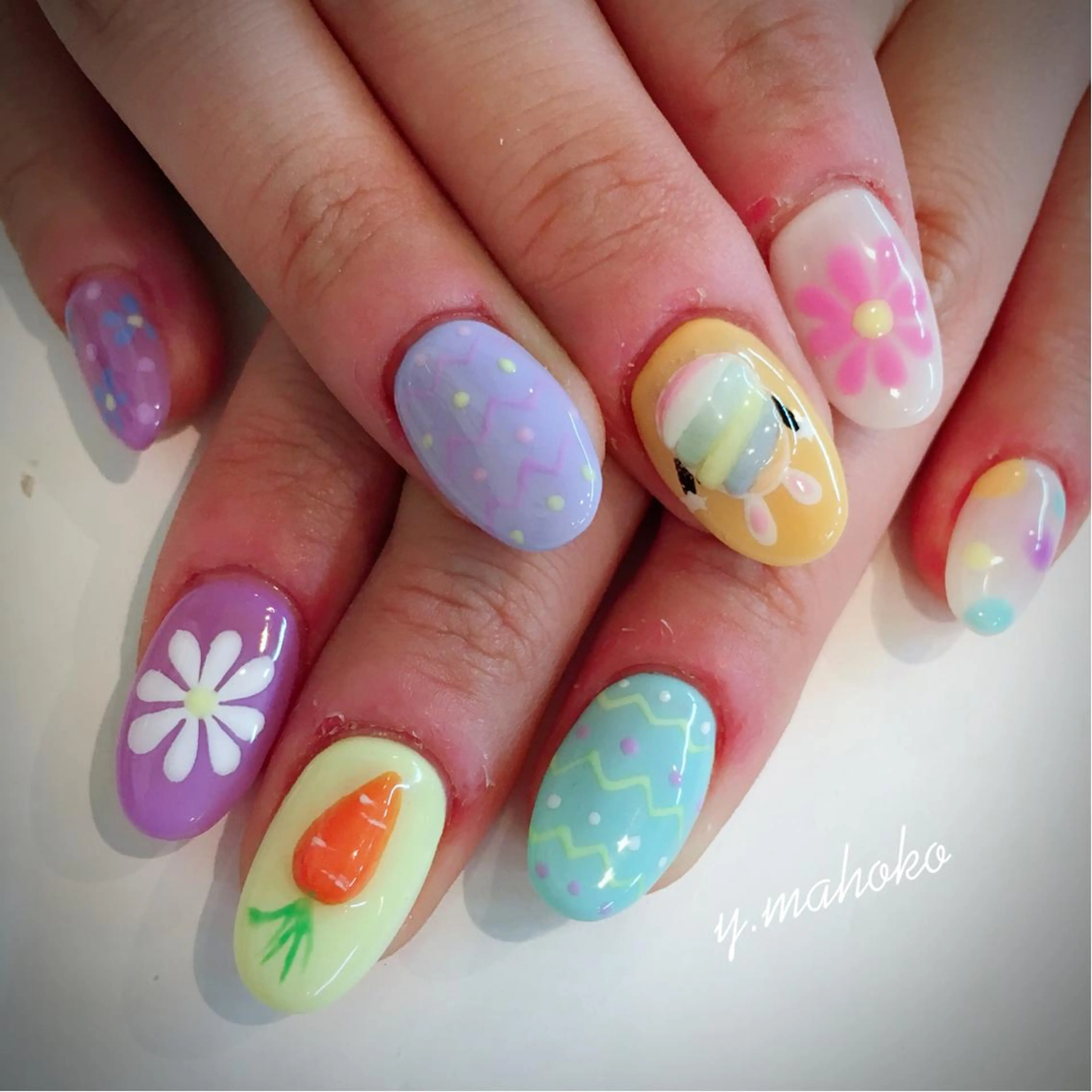 ネイル She nail studio 原宿所属・パラジェル有/ スカルプ/mahoのネイルデザイン