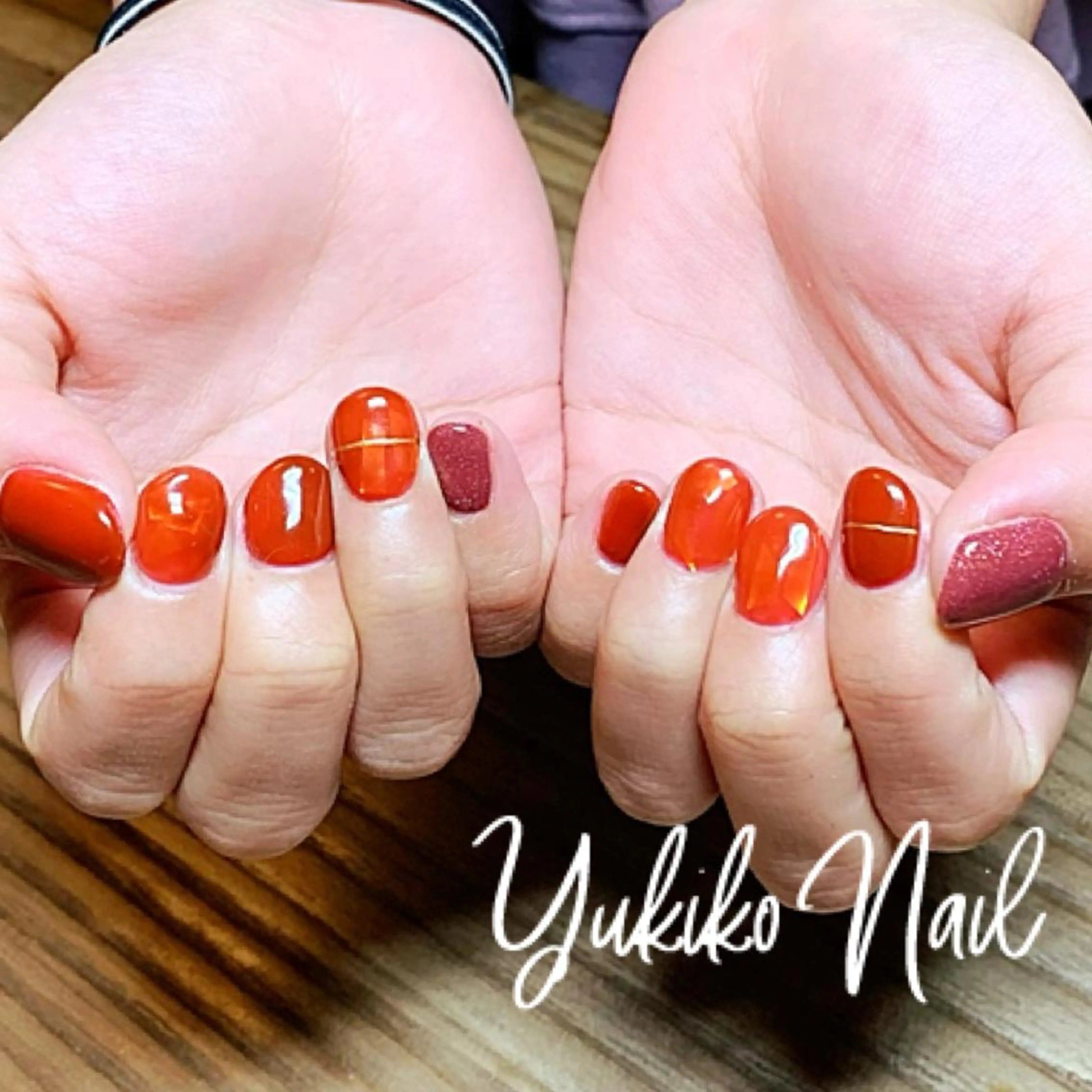 ネイル ニュアンスネイル ハンドネイル ユキコ ネイルのネイルデザイン