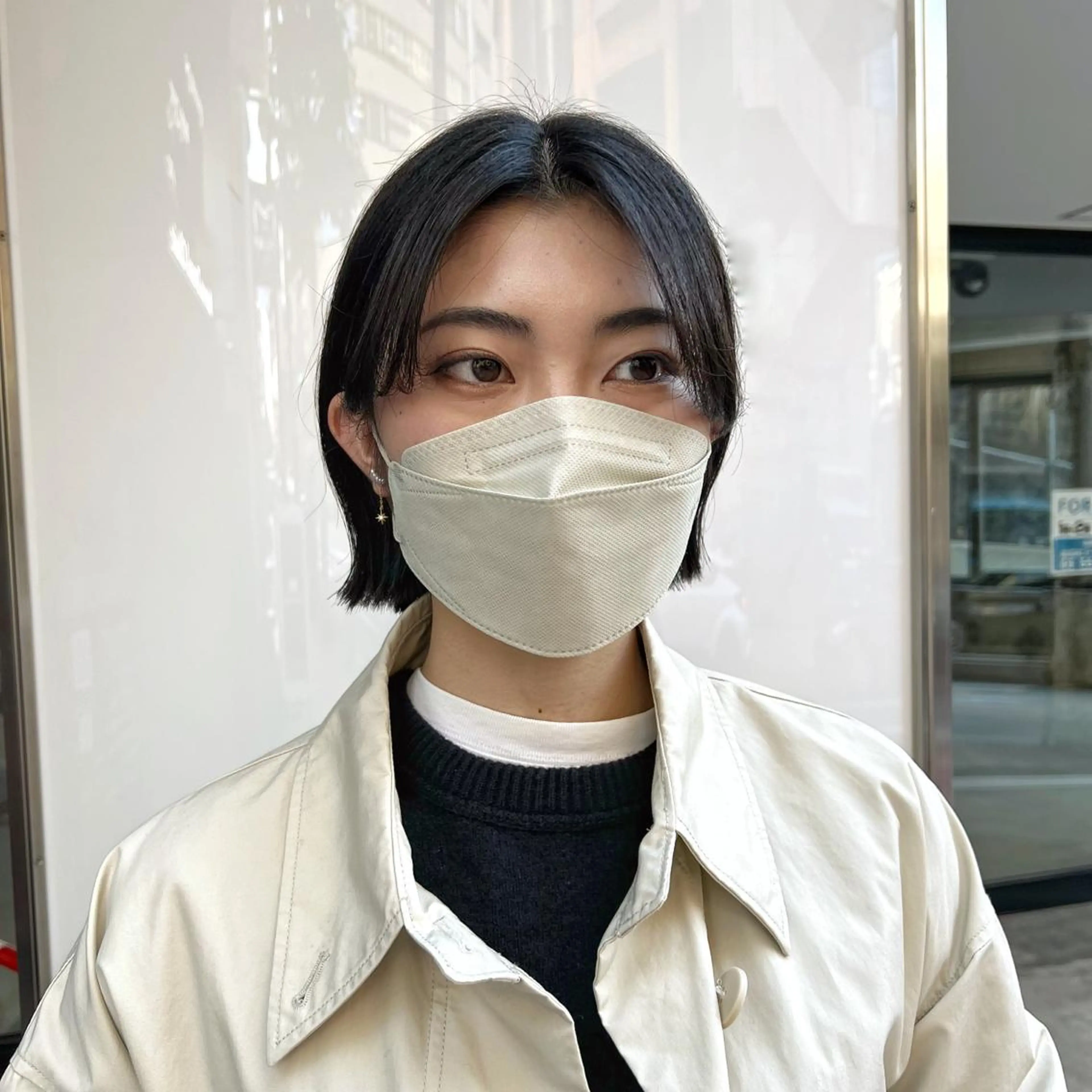 ショート カラー ボブ 外ハネヘア カット ヘアカラー トリートメント 🉐メンズヘア特化 men's/ケンイチのヘアスタイル