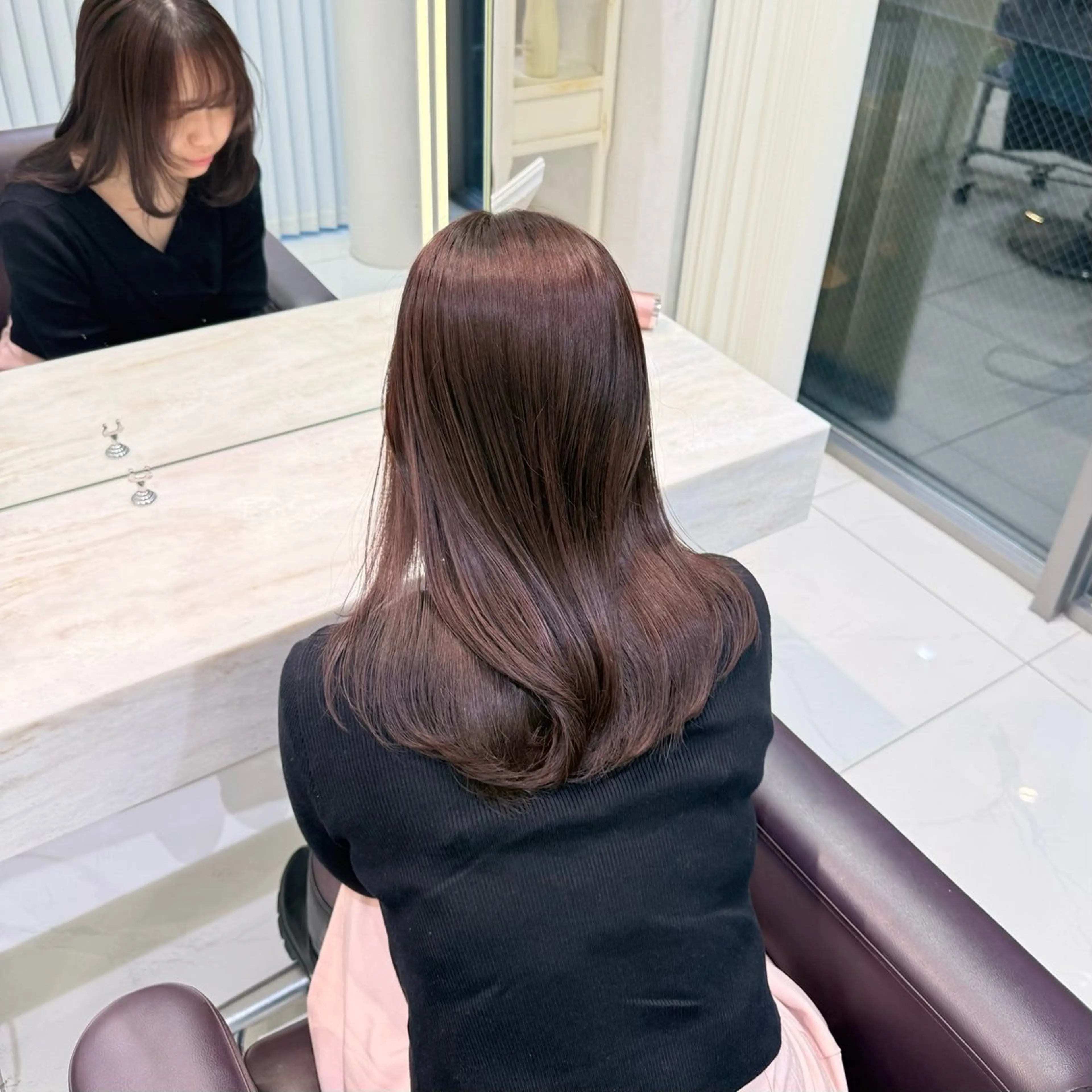 セミロング カット ヘアカラー トリートメント すずき なつき🌙のヘアスタイル