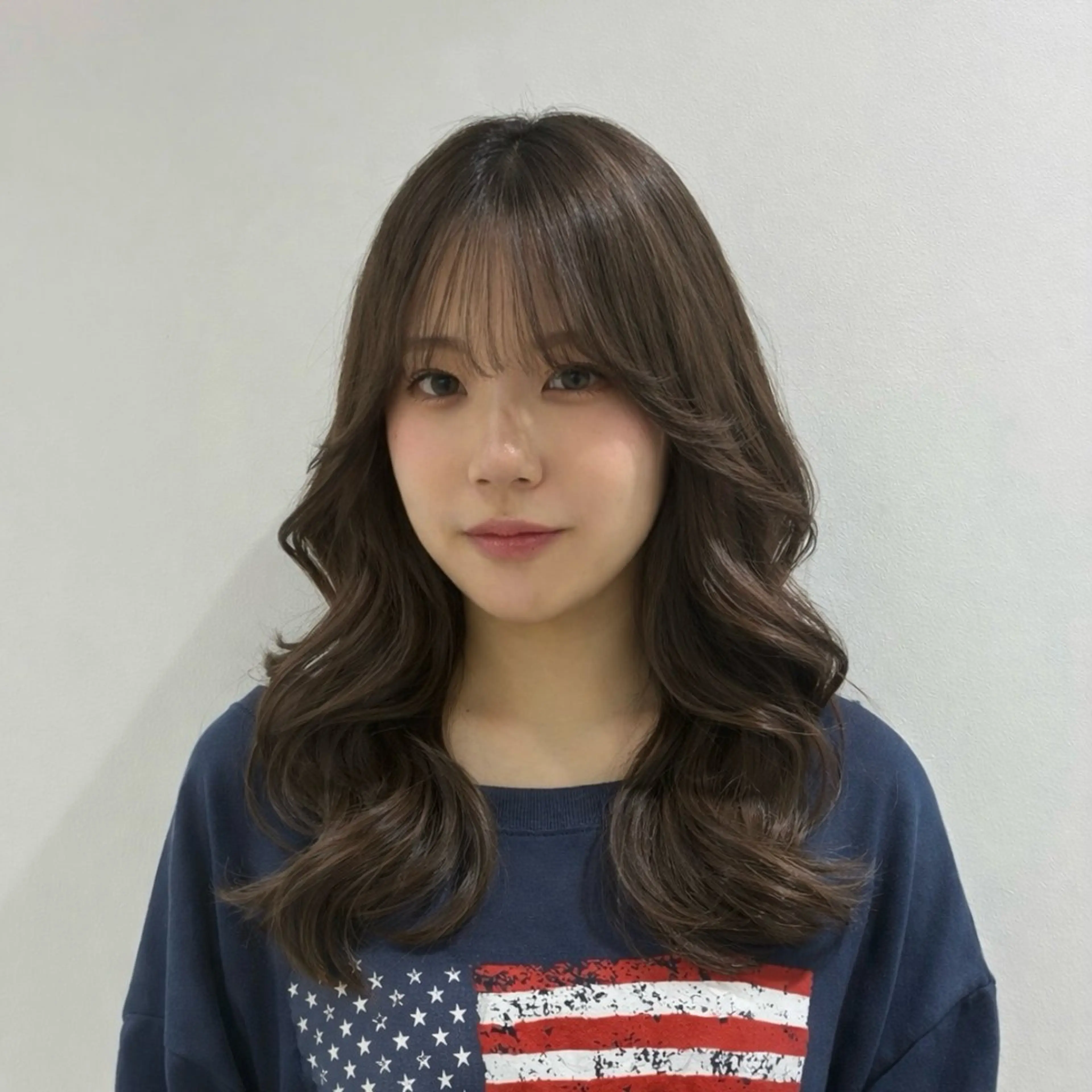 ロング チョコレートブラウン くびれヘア ヘアカラー 藤沢艶カラー/ 藤沢エクステ/魁心のヘアスタイル