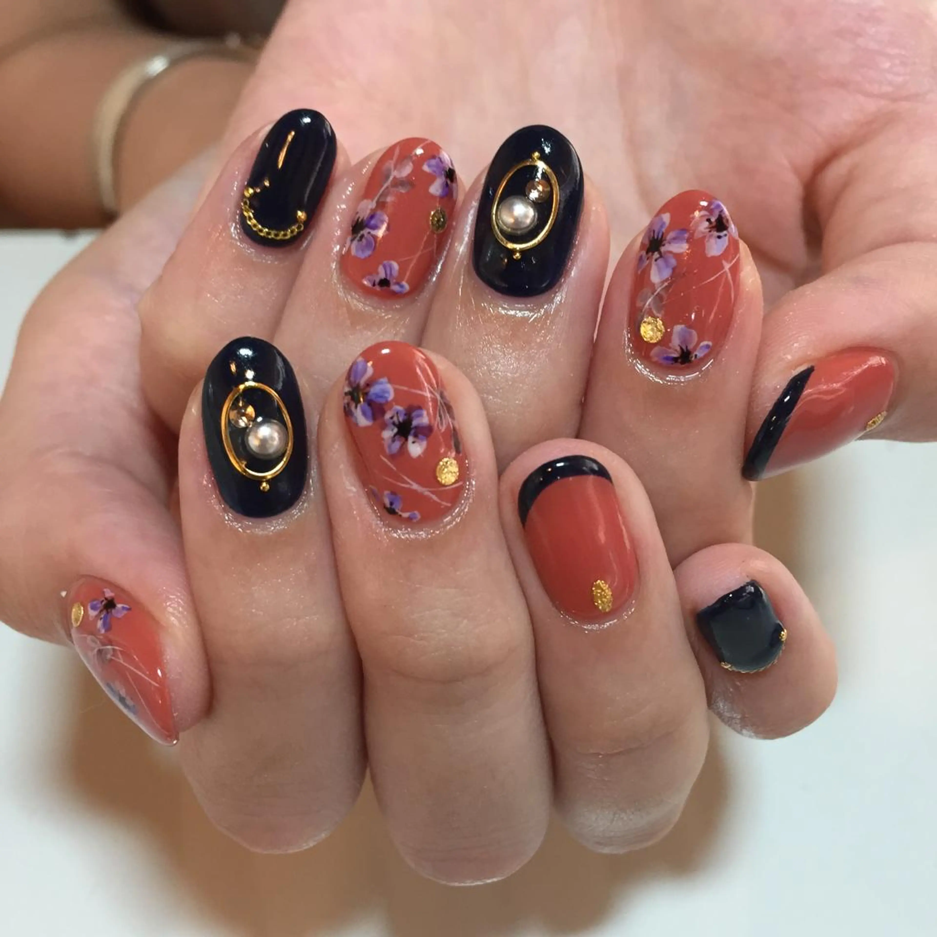 ネイル フラワーネイル g-up nail所属・米田 律子のネイルデザイン