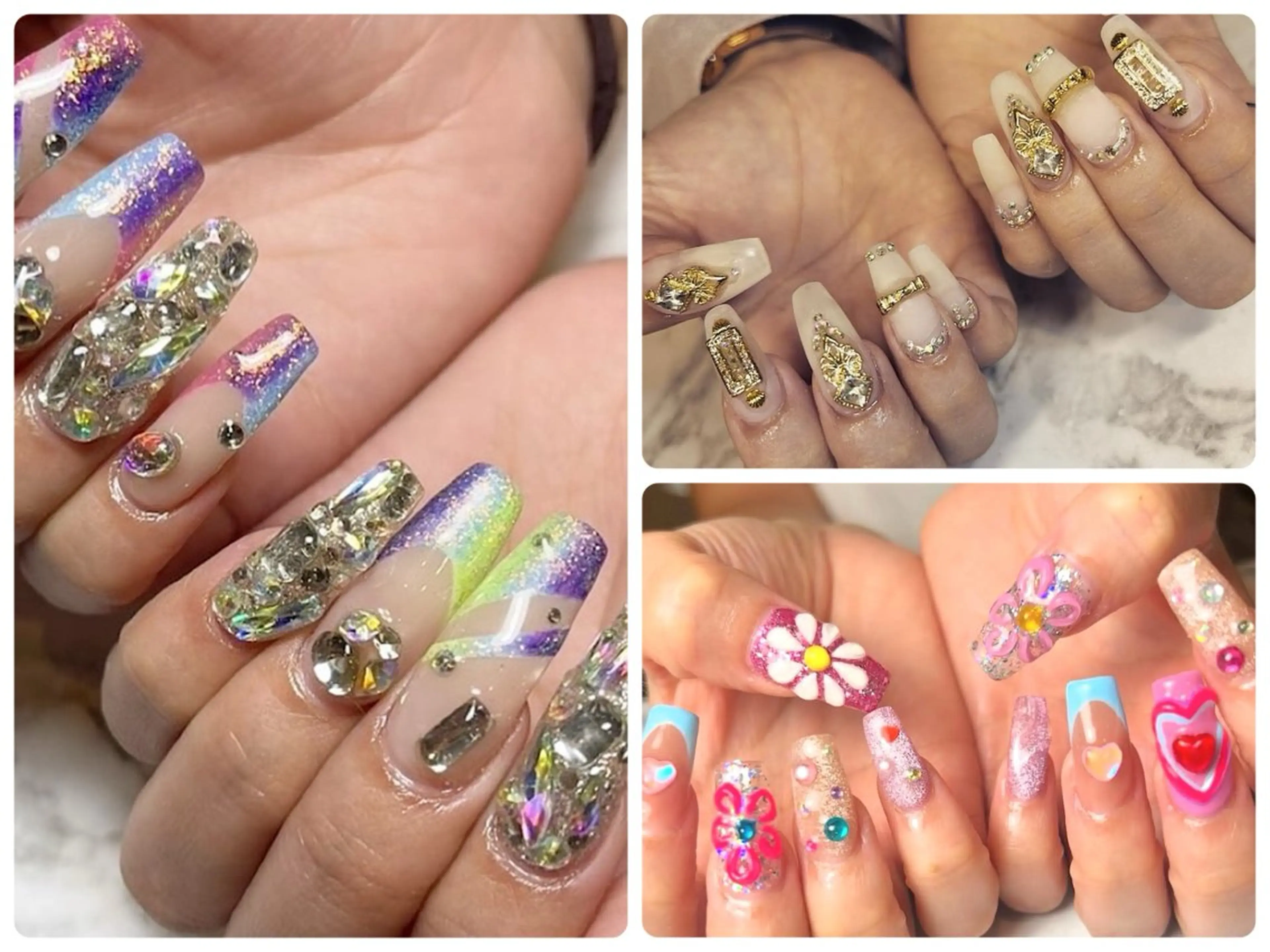 ネイル アートネイル 長さ出し amour 平塚所属・amour 平塚店のネイルデザイン