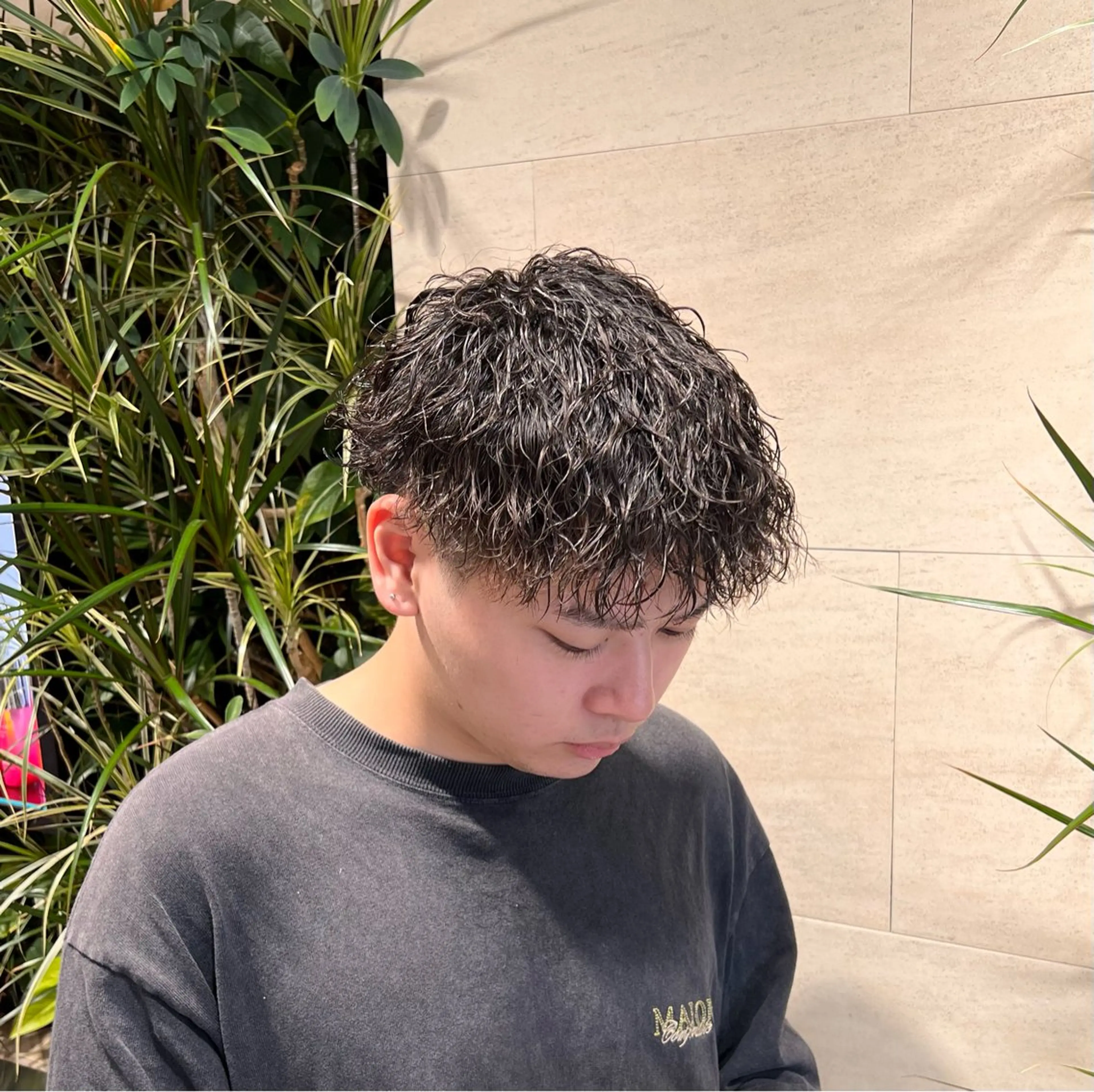 メンズ カット パーマ メンズカット/メン ズパーマ/鎌倉/ユウのヘアスタイル