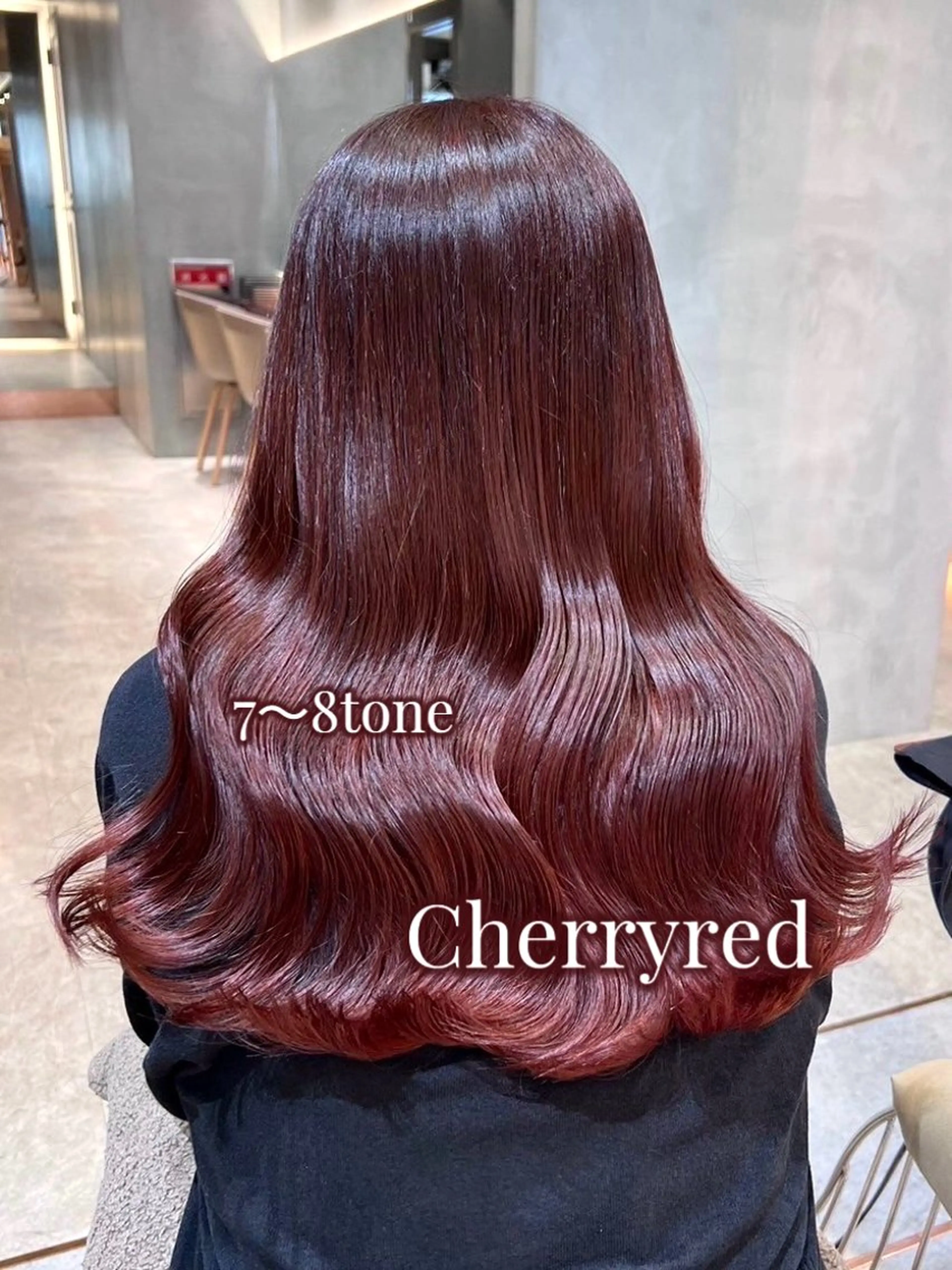 ロング ヘアカラー さくら/似合わせレ イヤー/艶カラー🖤のヘアスタイル