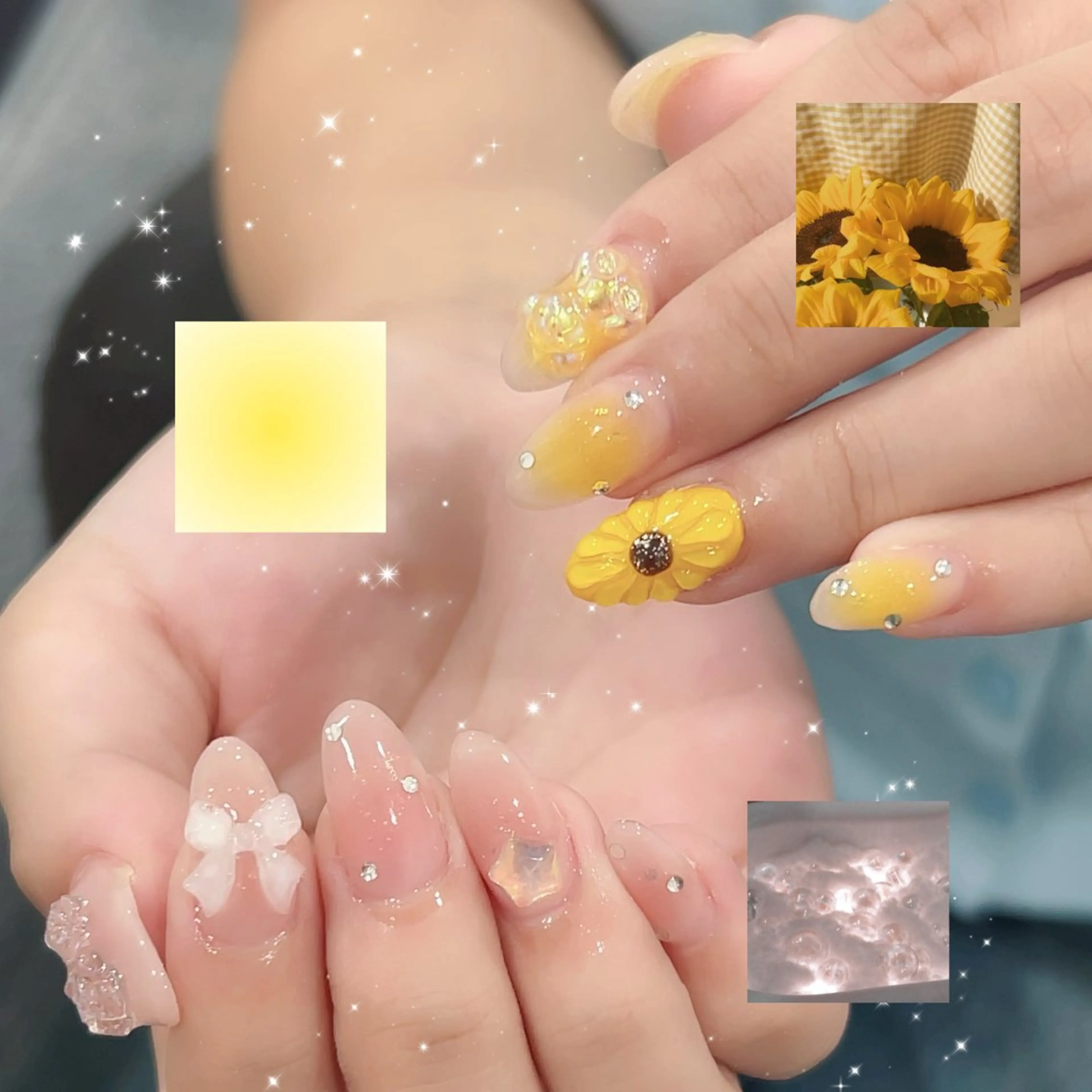 ネイル ハンドネイル 🪄mimi🎀 Midori🪽のネイルデザイン