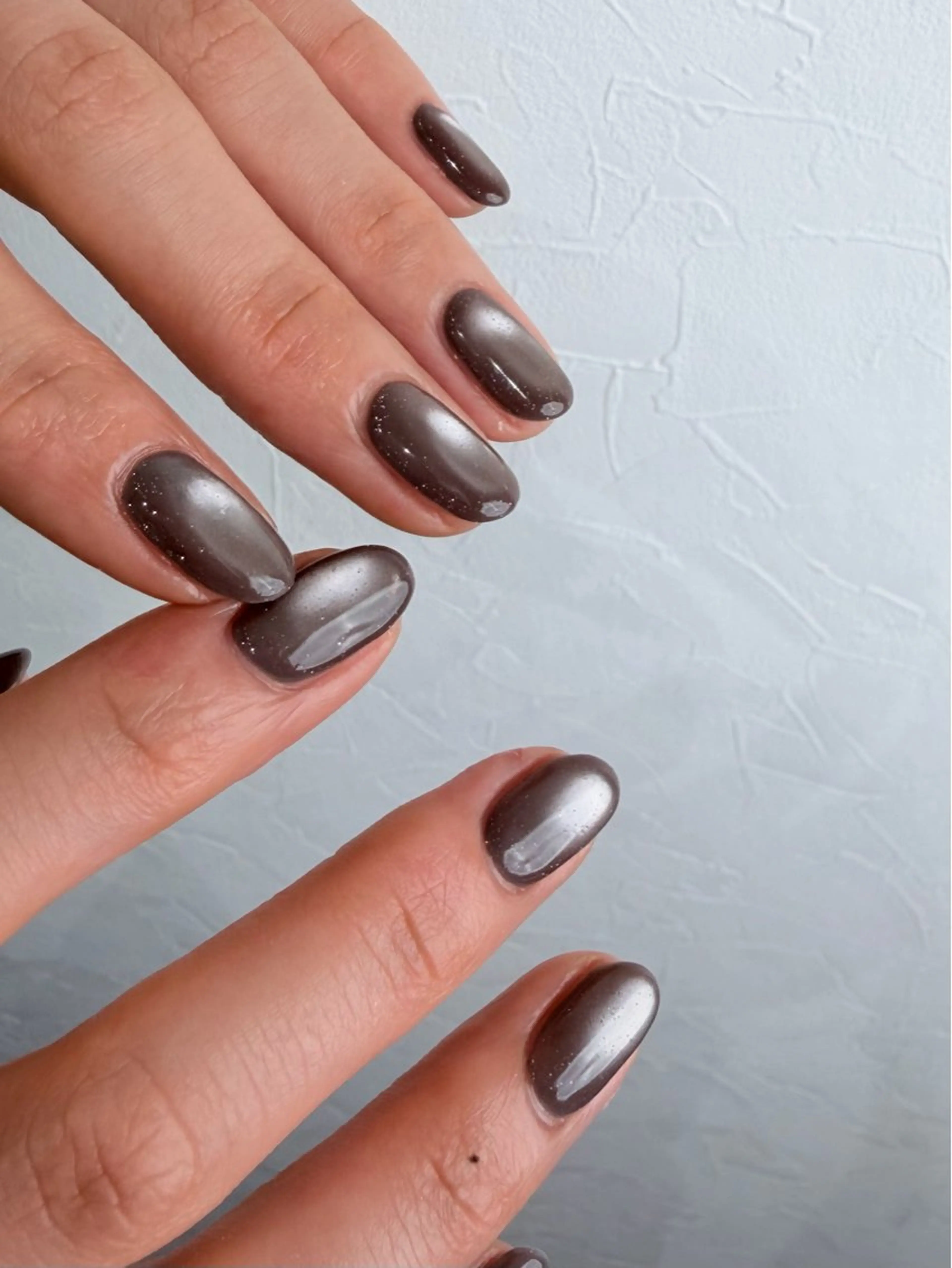 ネイル マグネットネイル マグネットワンカラー ワンカラーネイル CLEMORE NAIL所属・CLEMORE NAILのネイルデザイン