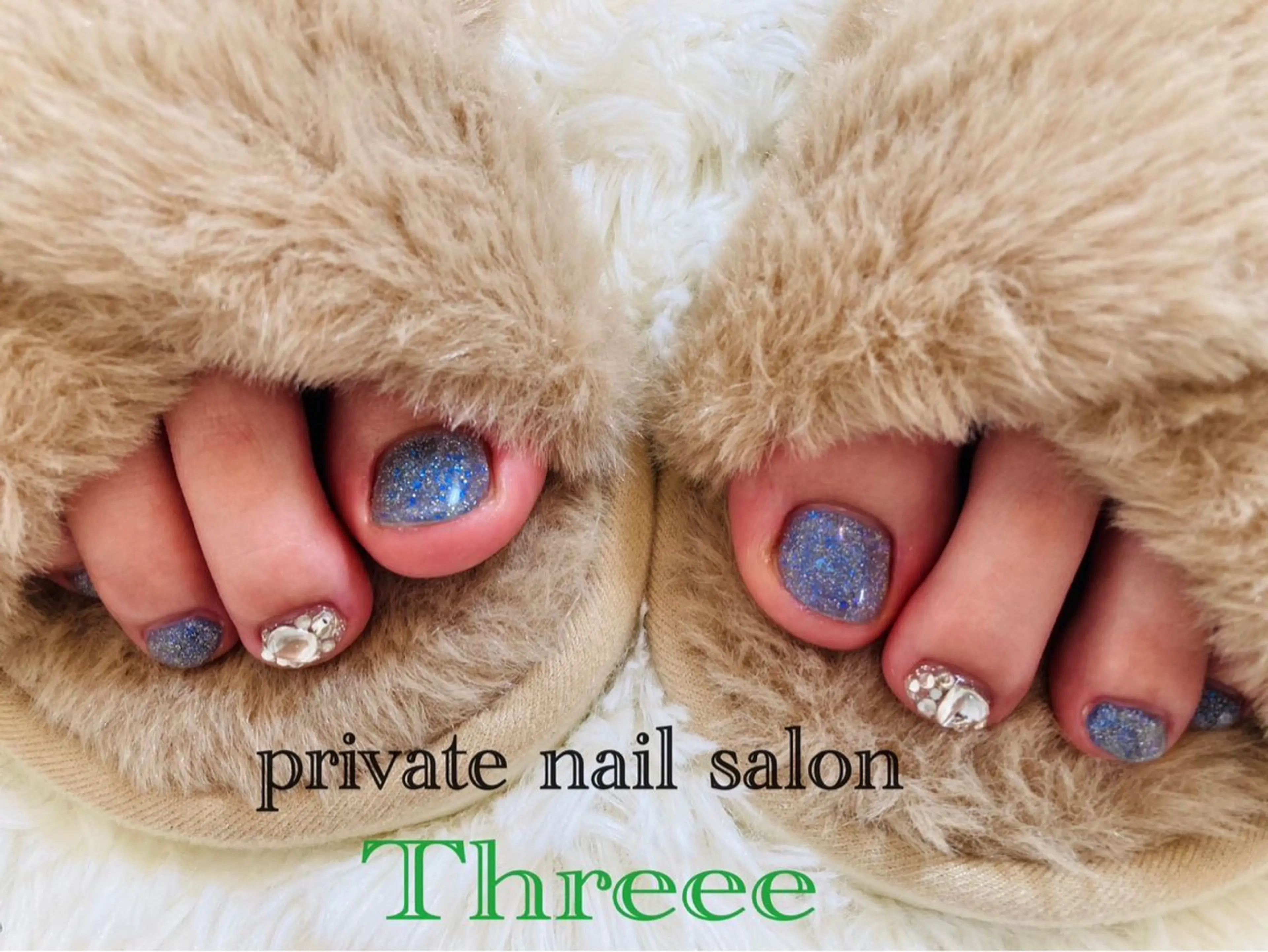 ネイル フットネイル Nail salon - Threee　-のネイルデザイン