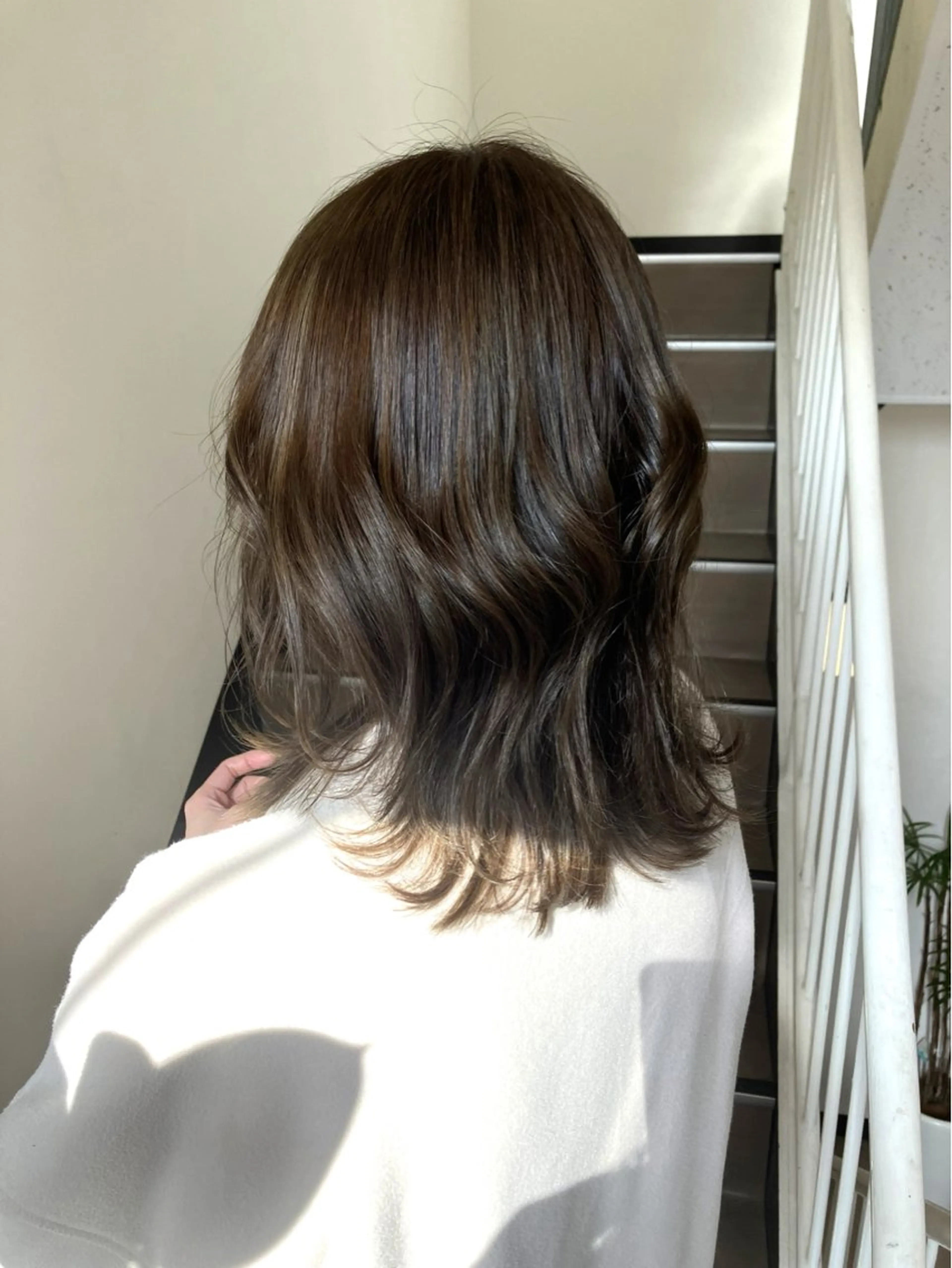 ミディアム 阿部 雲母のヘアスタイル