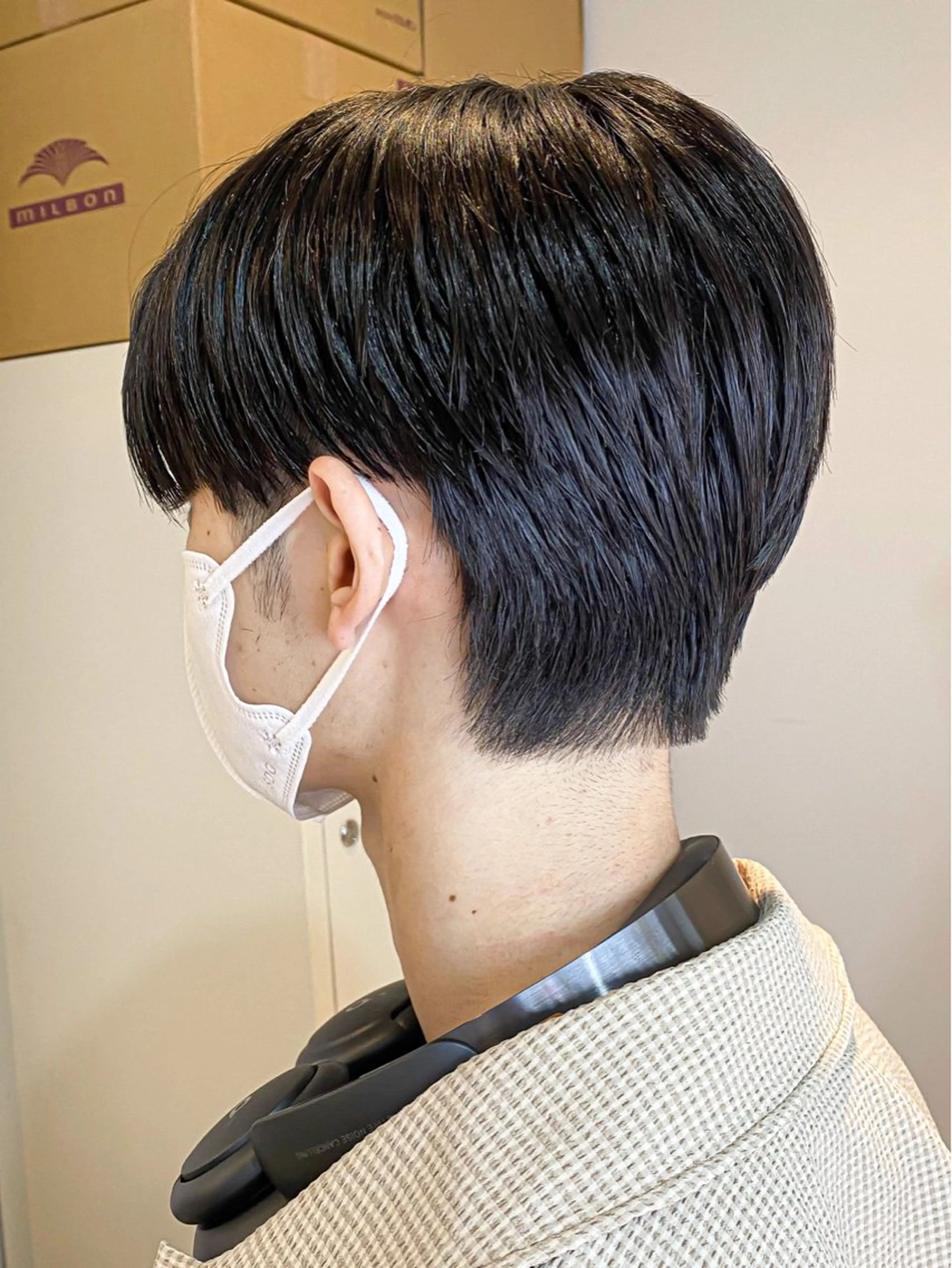 ショート メンズ パーマ/ダブルカラー ブリーチ⭐️海斗のヘアスタイル