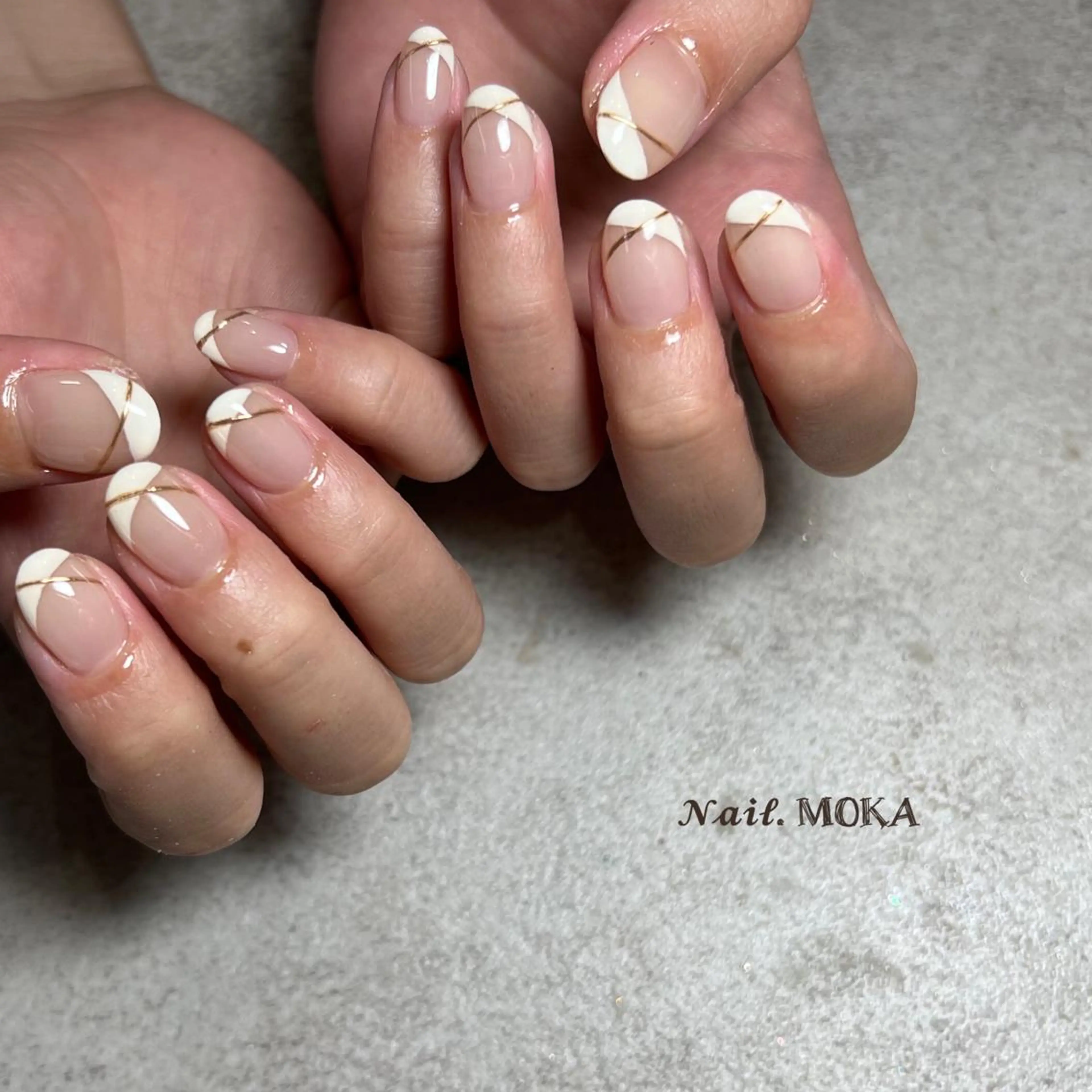 ネイル フレンチネイル nail. MOKAのネイルデザイン