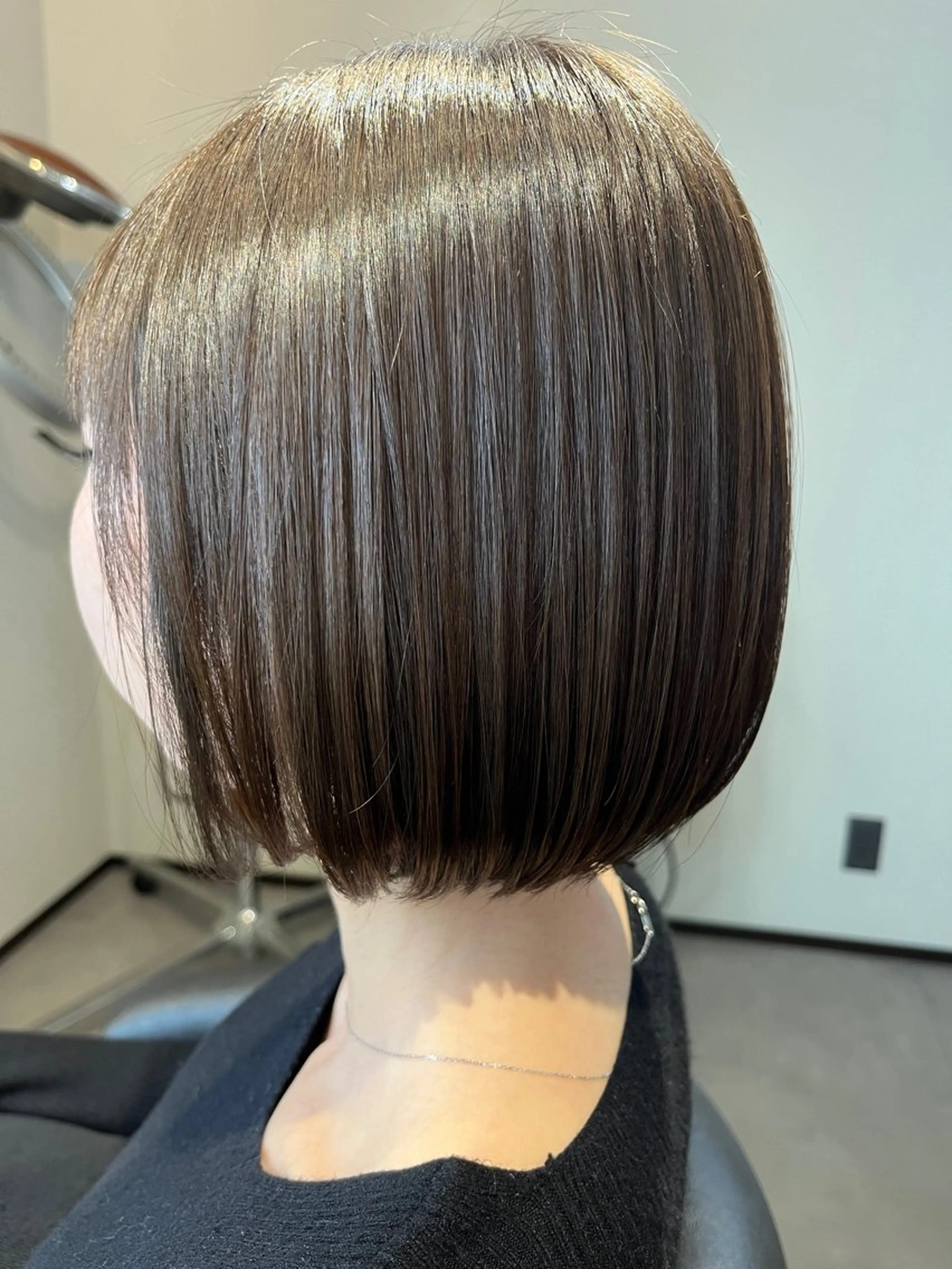 ミディアム ボブ カット ヘアカラー 🫧透明感カラー🫧 SHINSEIのヘアスタイル