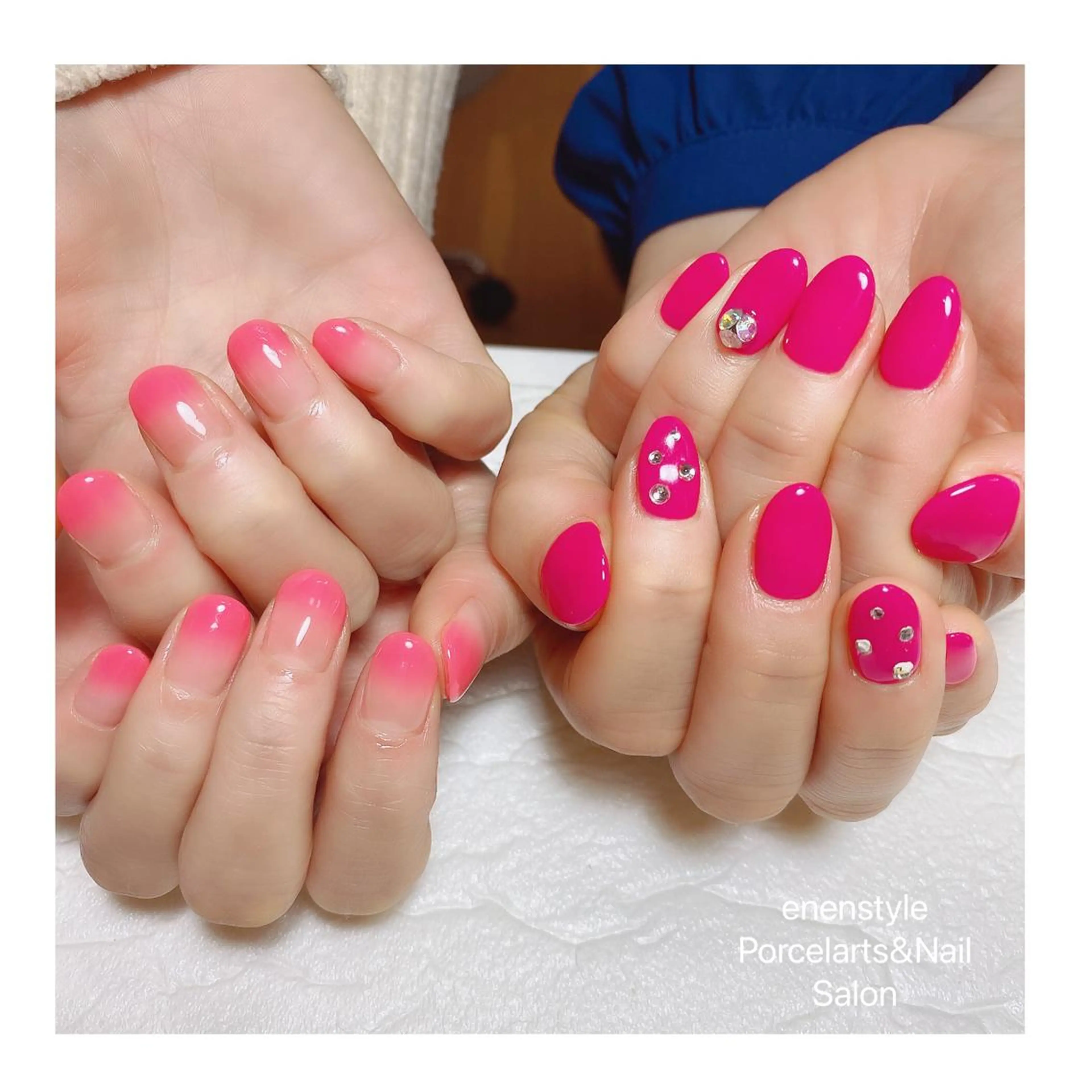 ショート ネイル ハンドネイル 👑enen style👑のネイルデザイン