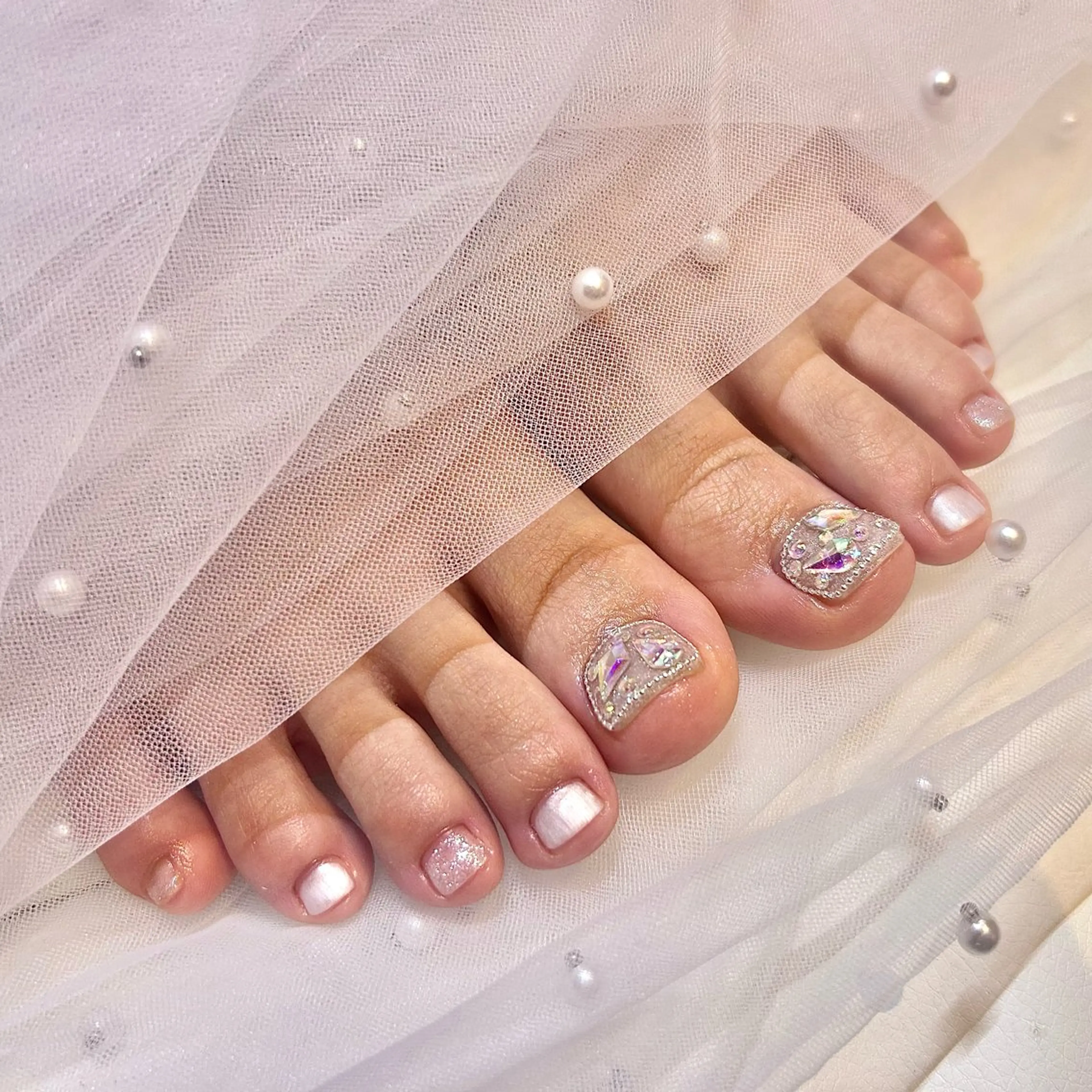 ネイル フットネイル フットネイル ピンキー 池田公園店のネイルデザイン