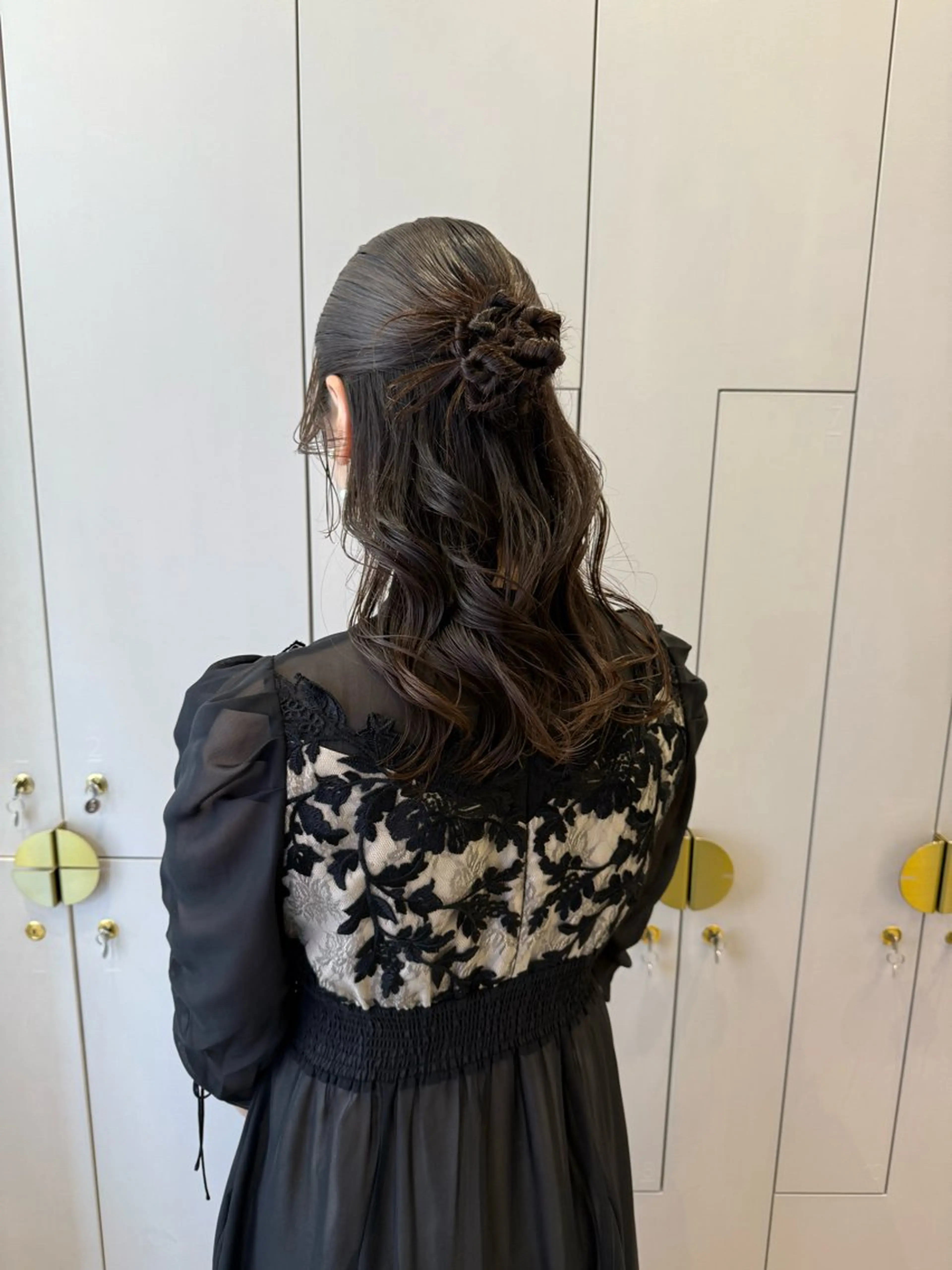 ヘアアレンジ ヘアセット 暖色/オリーブカラー /中村未来🍒🫒のヘアスタイル