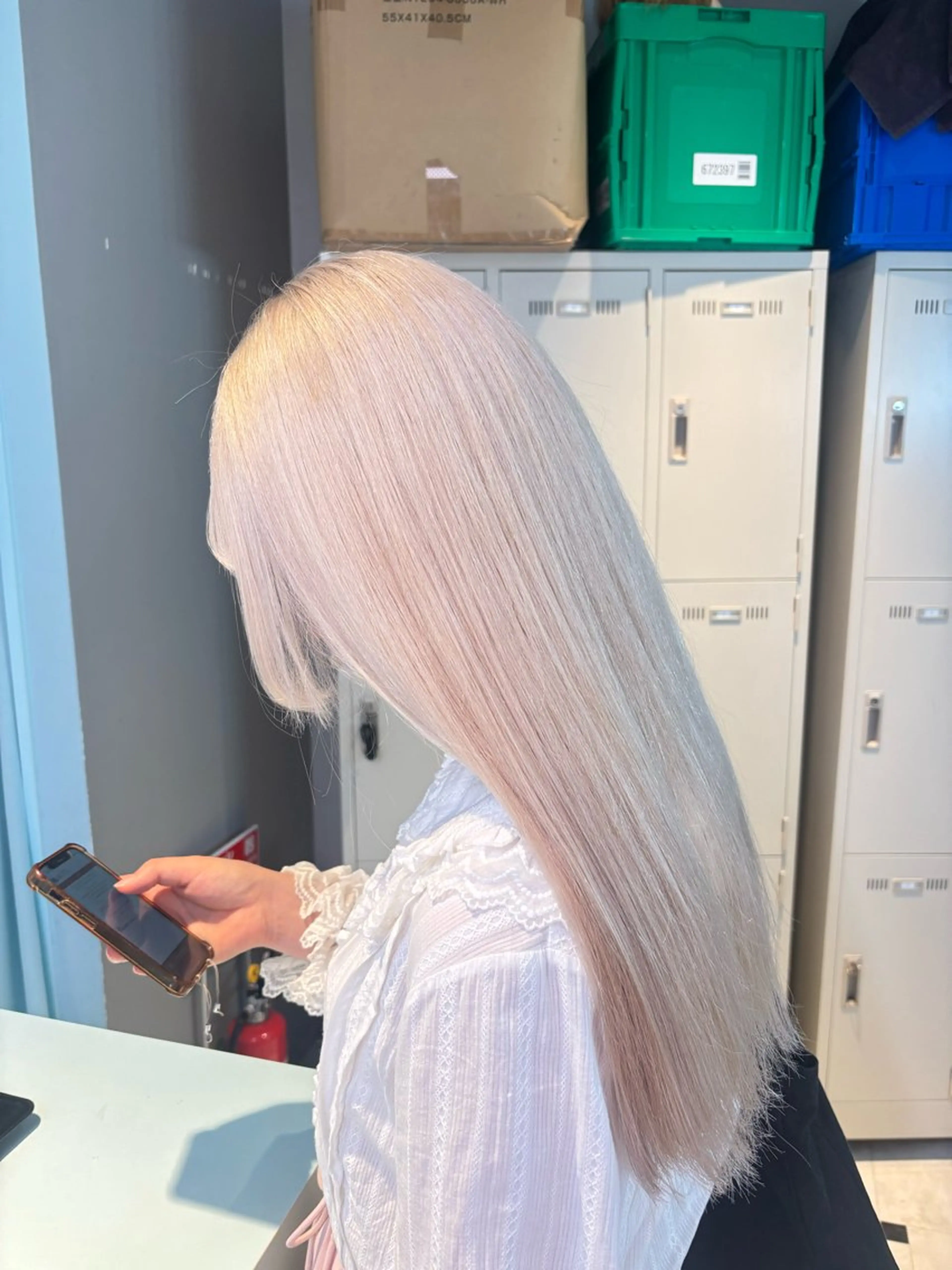 ロング ヘアカラー 似合わせcolor 🎀ʀɪɴᴏ🎶🪽のヘアスタイル