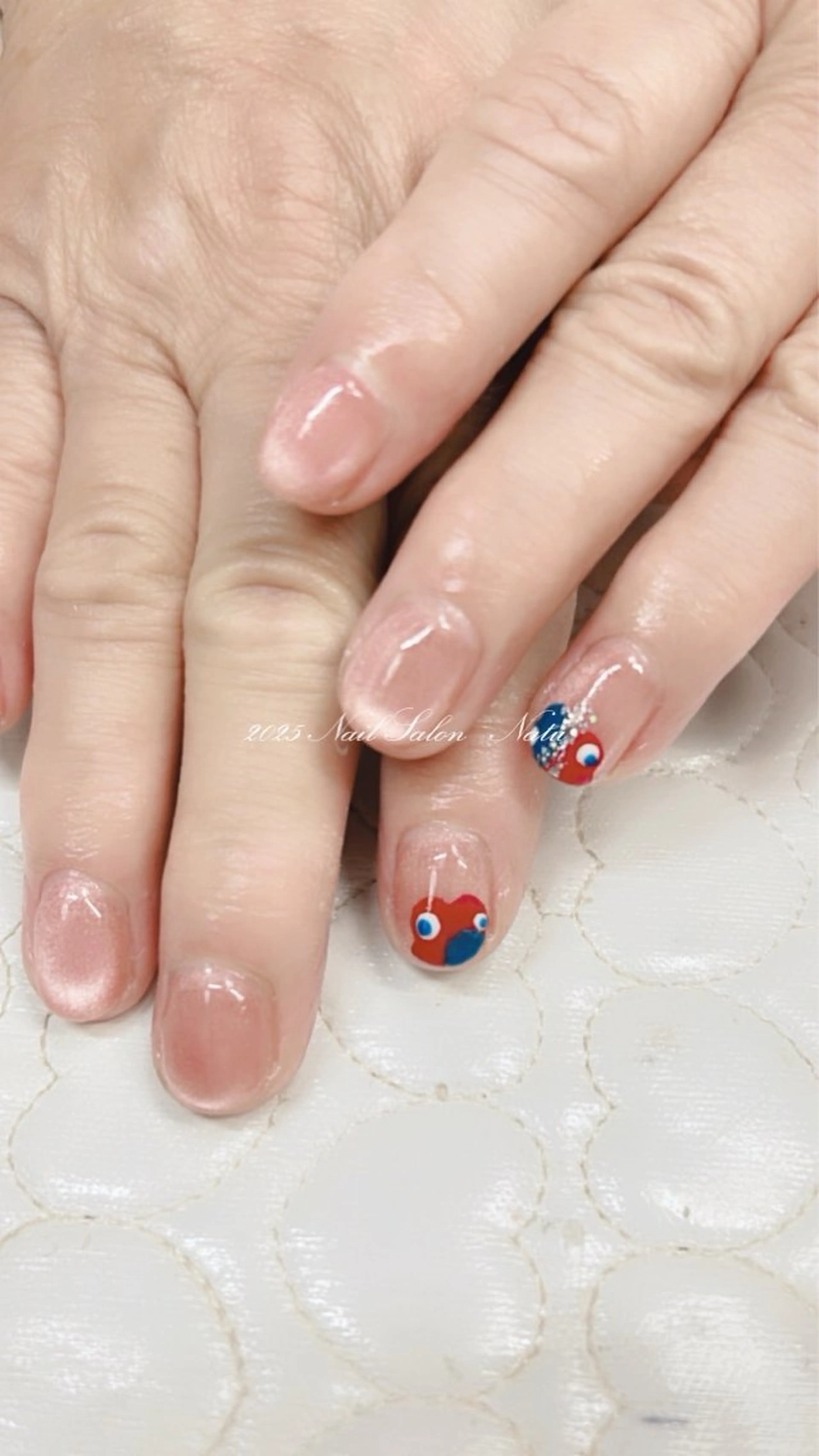 ネイル マグネットネイル nailsalon Natuのネイルデザイン