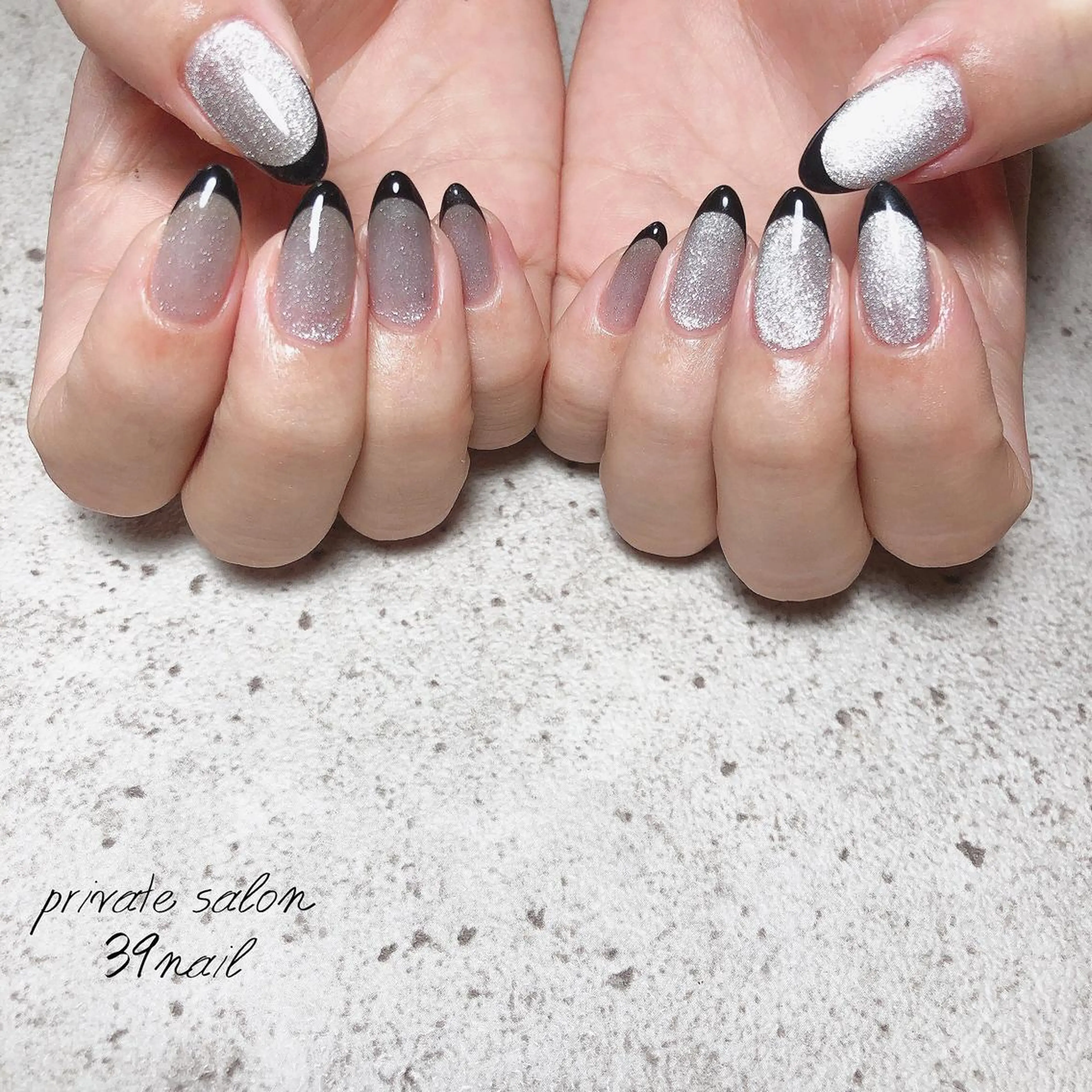 ミディアム ネイル ハンドネイル 京橋 【39nail】のネイルデザイン