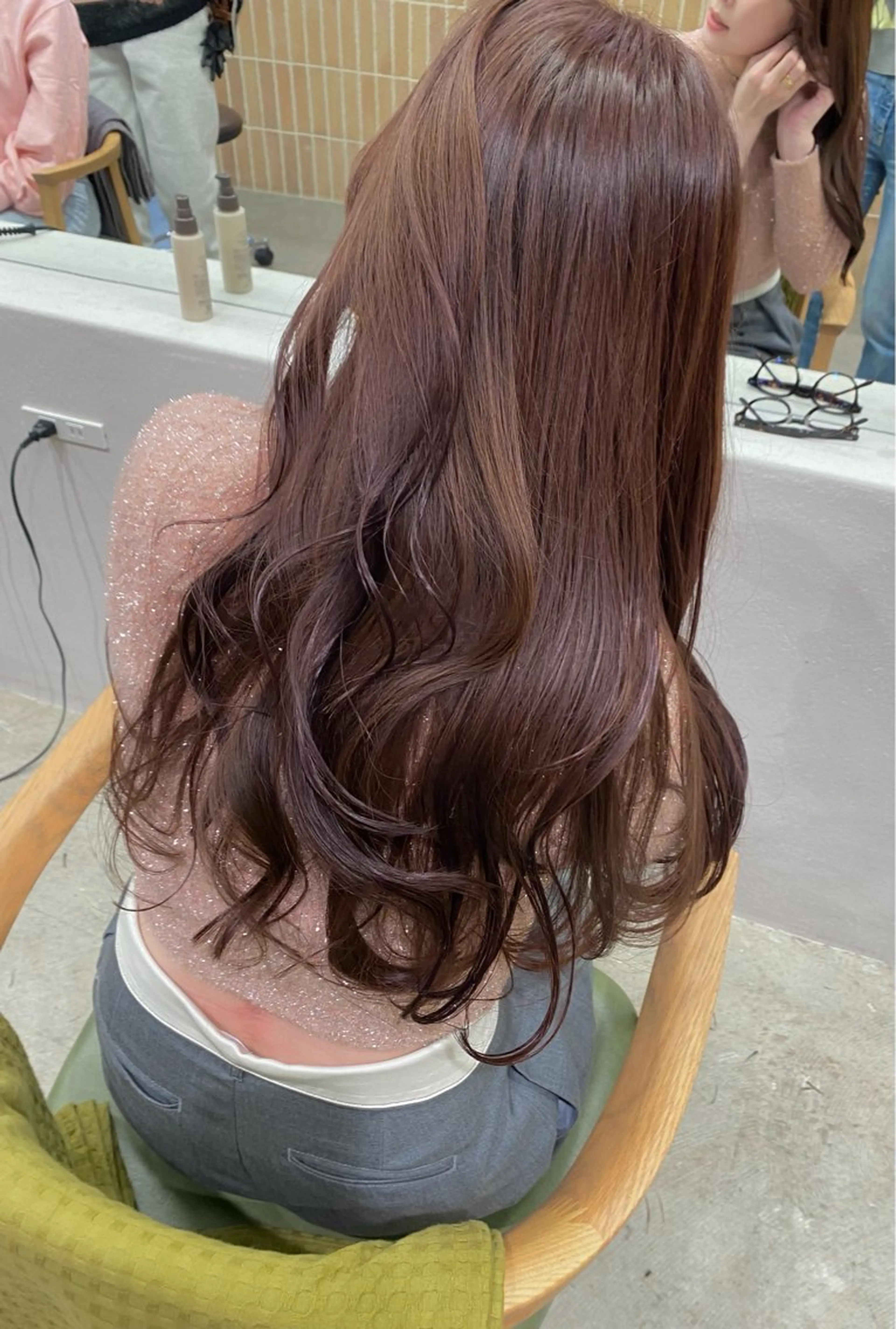 ロング カラー カット ヘアカラー トリートメント レイヤー/柔色 カラー/SAkiのヘアスタイル