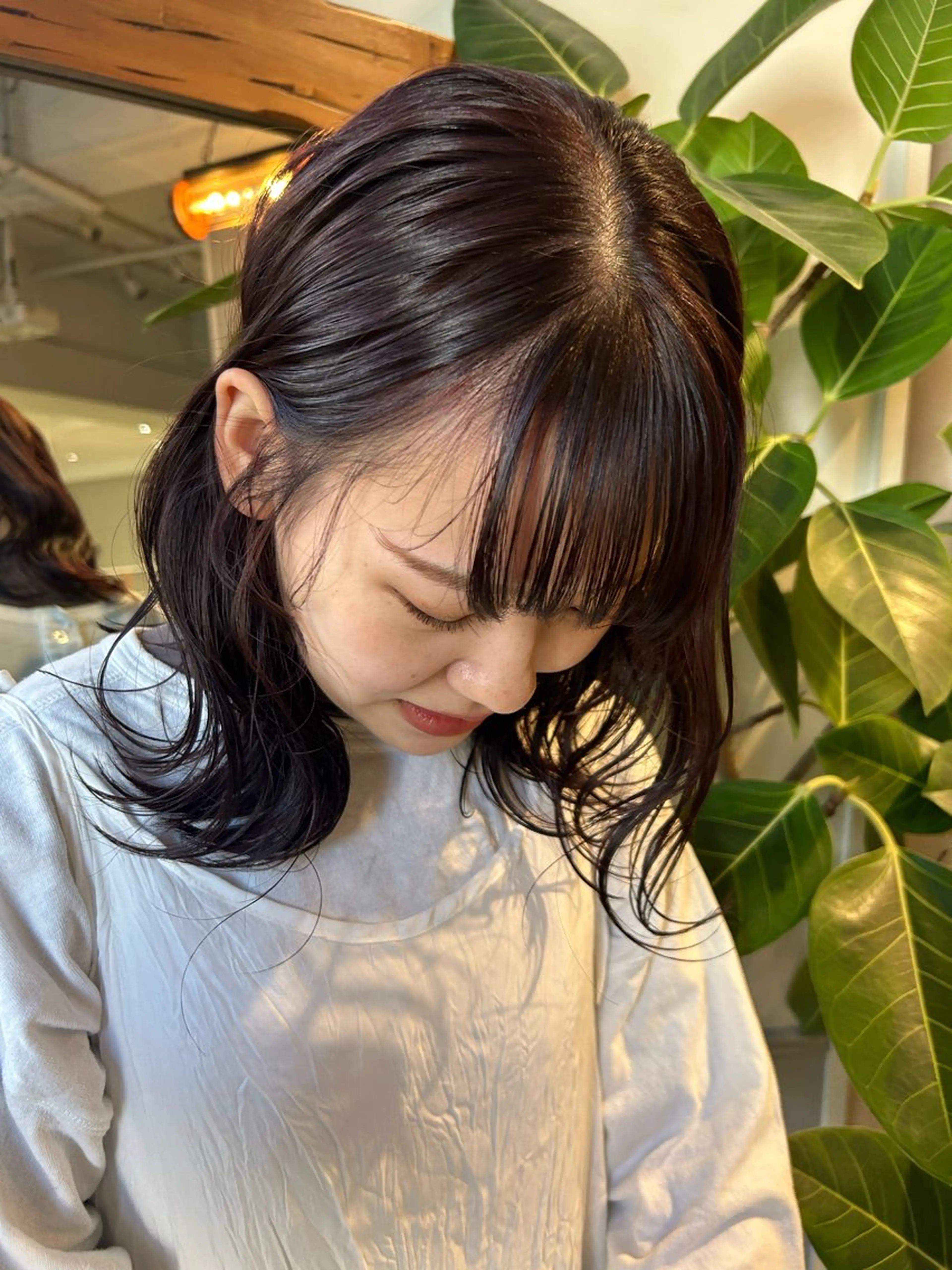 セミロング 薄暮 マツイ　レンのヘアスタイル
