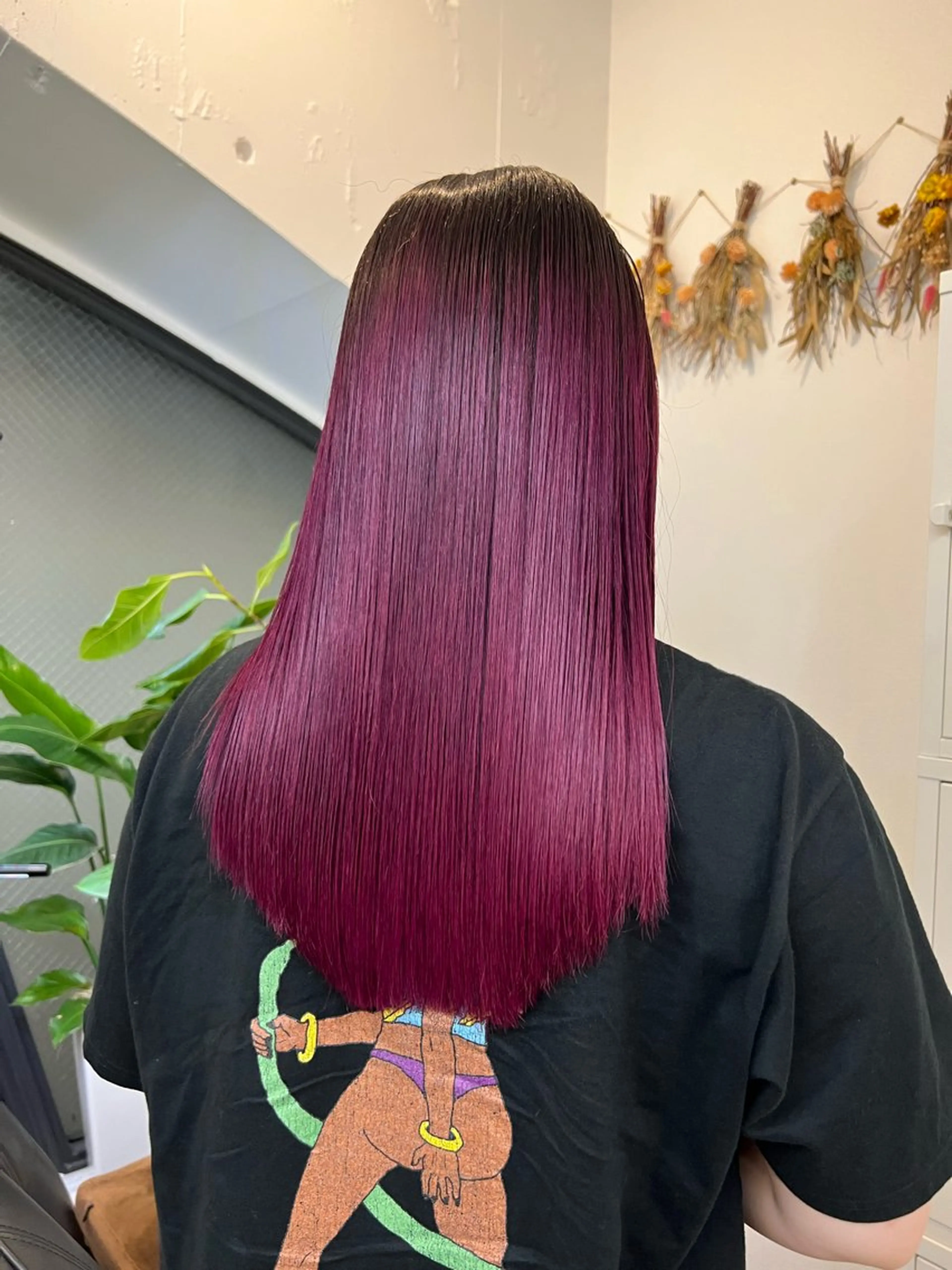 ロング パープルカラー pippo所属・MIZUKI 〰️🤍のヘアスタイル