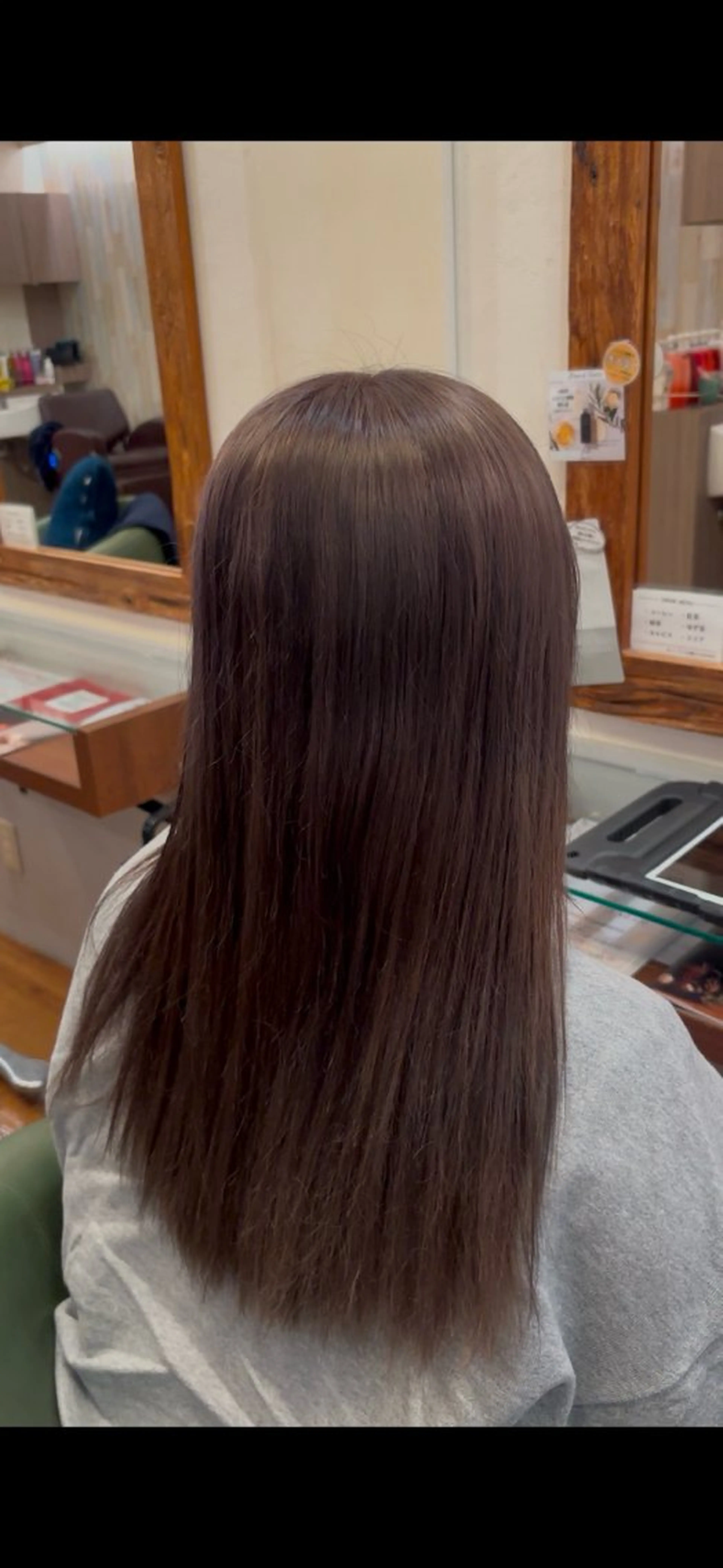 カラー ブリーチ グレージュ mai/ merry  寺田町のヘアスタイル