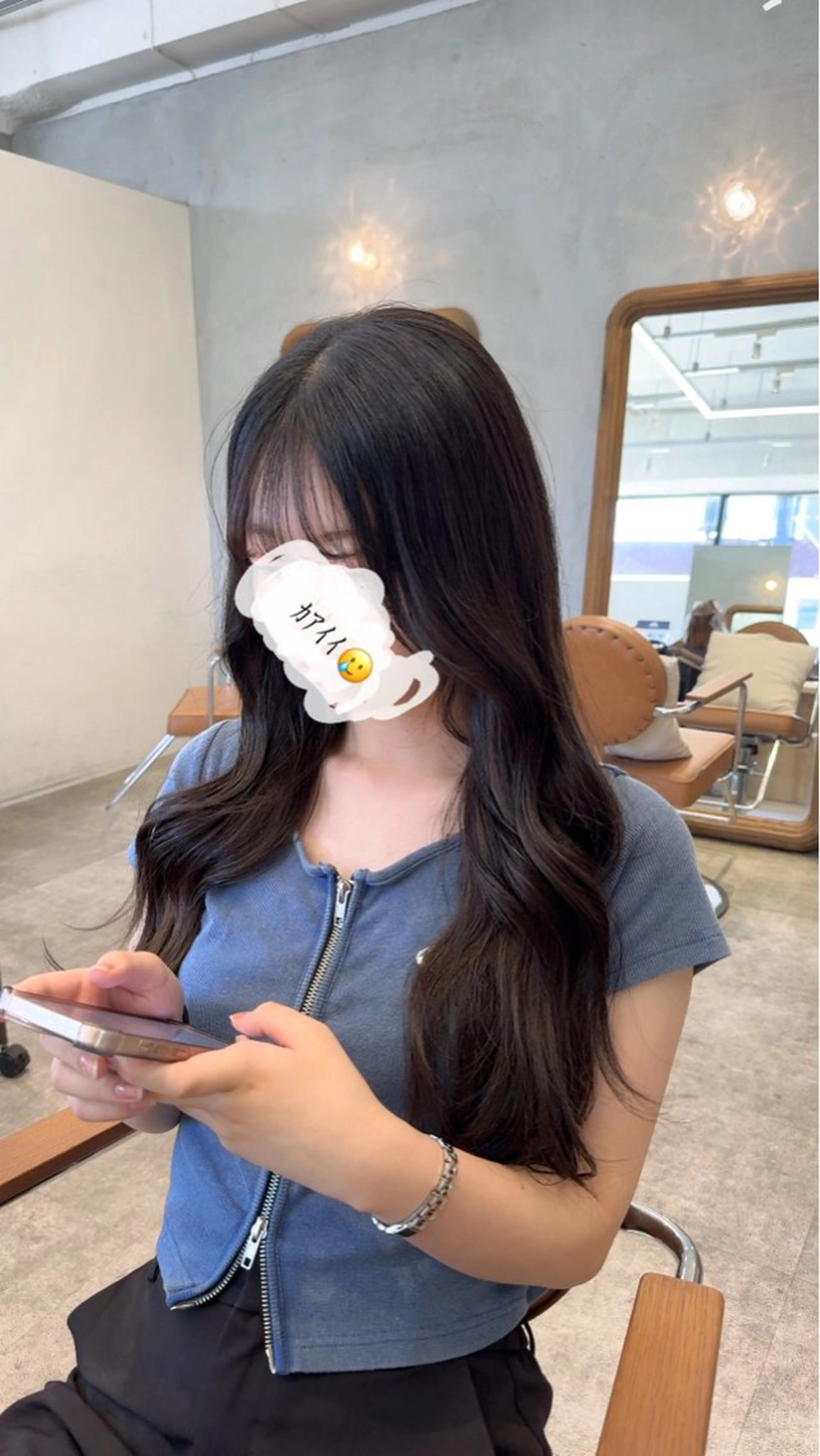 カラー アッシュ アッシュグレー アッシュグレージュ グレージュ ヘアカラー トリートメント オスズ 🎀´-のヘアスタイル