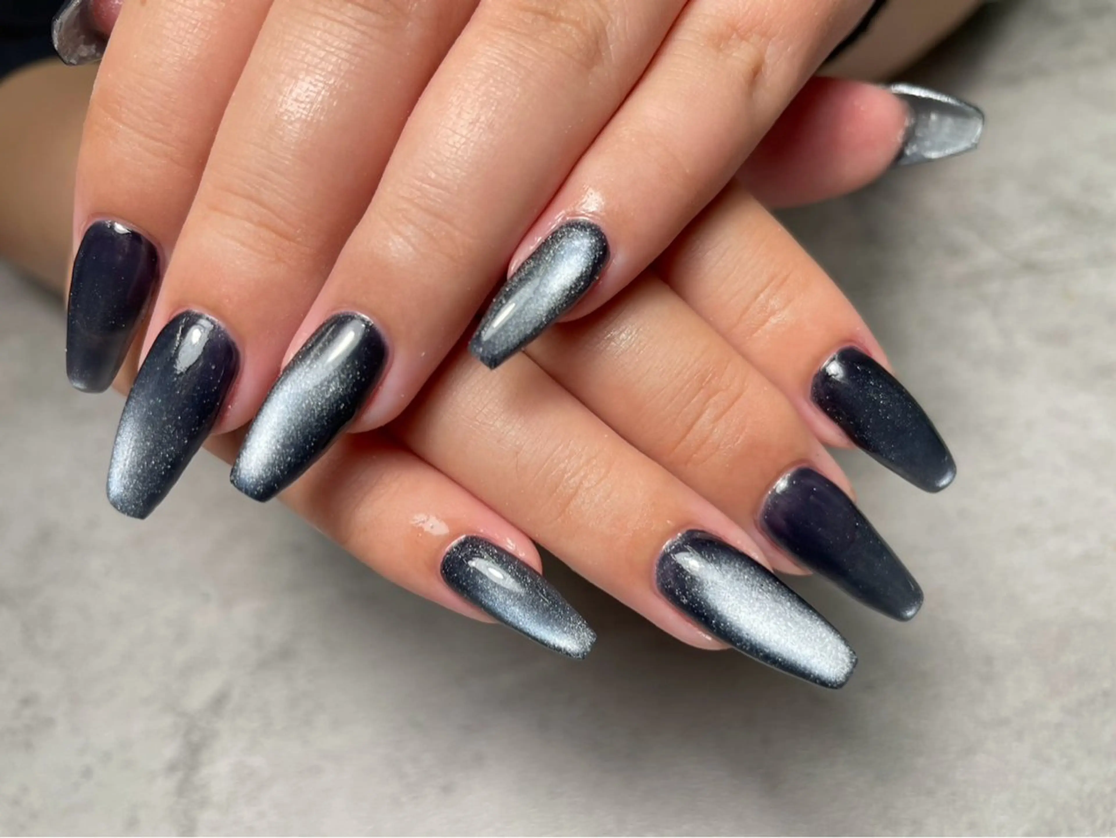 ネイル マグネットネイル ハンドネイル k+1💅🏻 miyukiのネイルデザイン