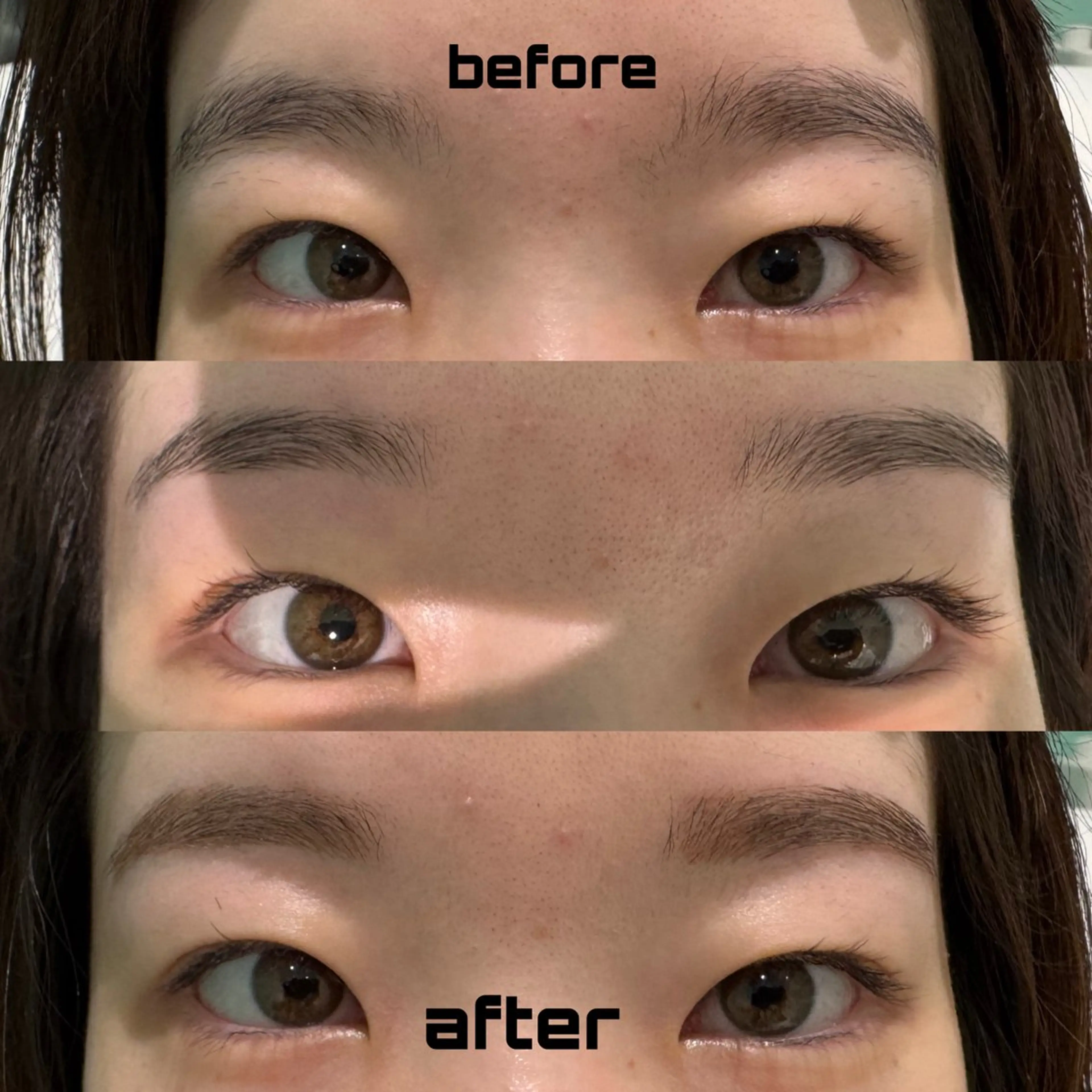 アイブロウ ワックス脱毛 m.wish Yuna🍒のマツエク・マツパデザイン