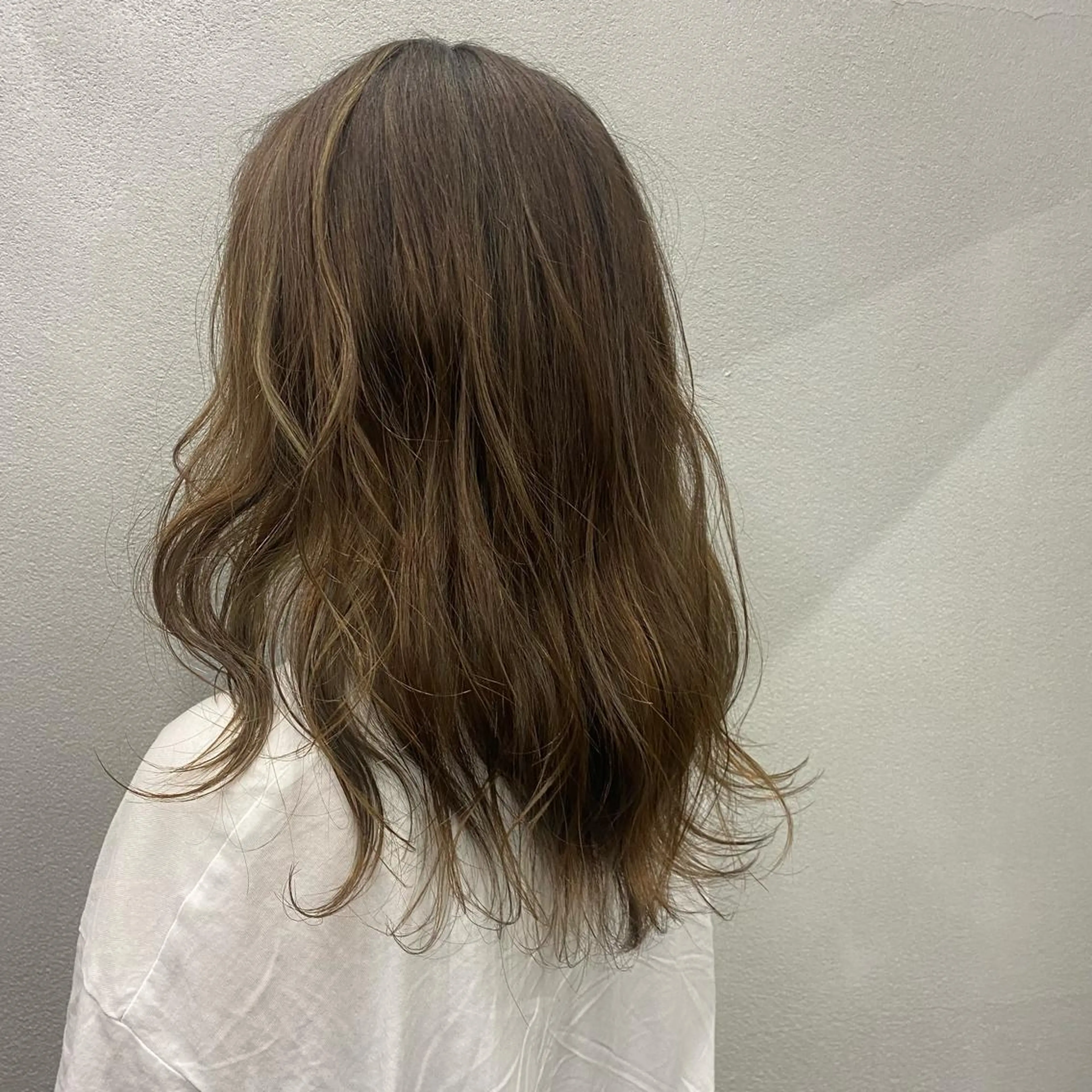 セミロング カラー N/デザインカラー 🌿ナギのヘアスタイル