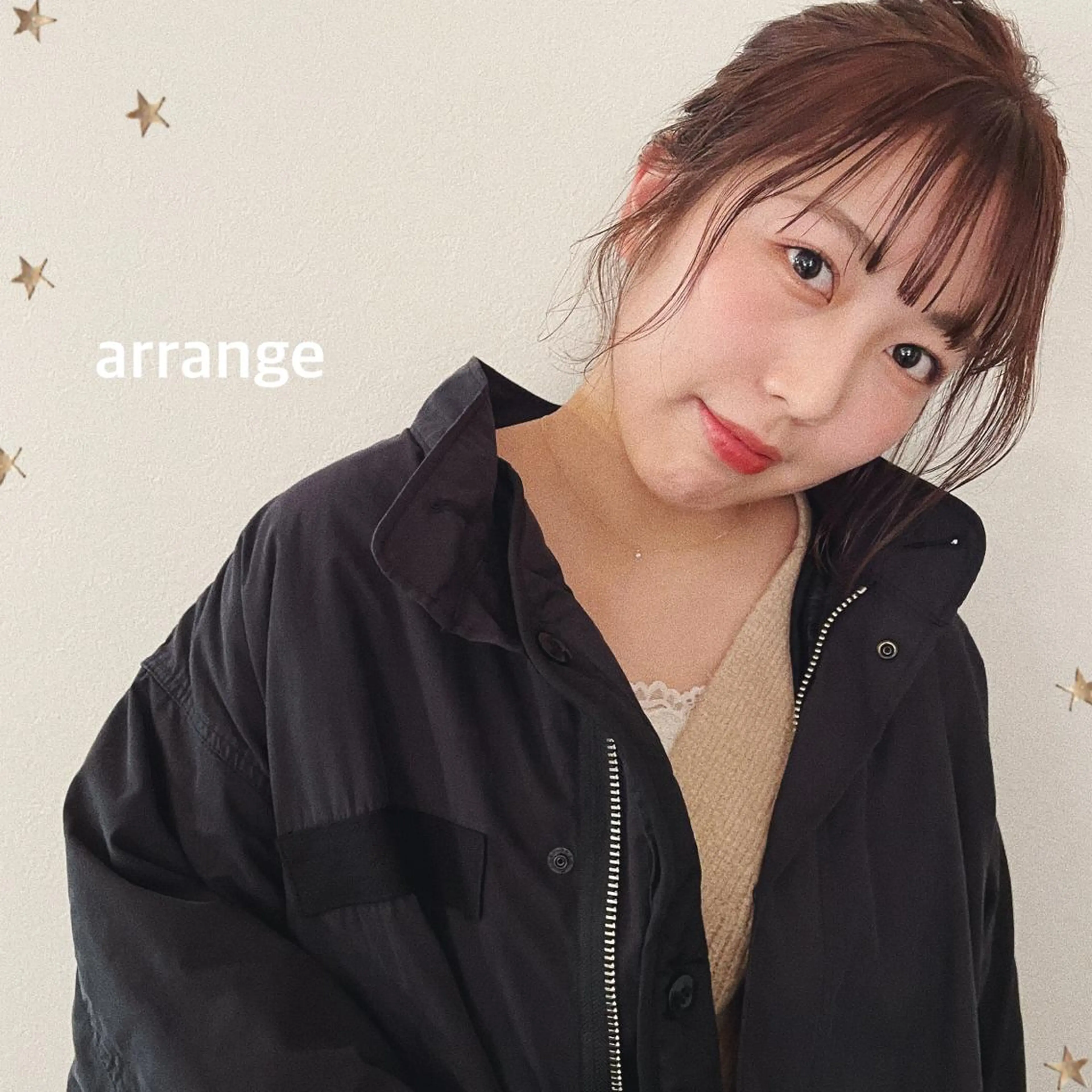 セミロング カラー ヘアアレンジ ヘアセット salon AKIRA所属・市川 千夏のヘアスタイル