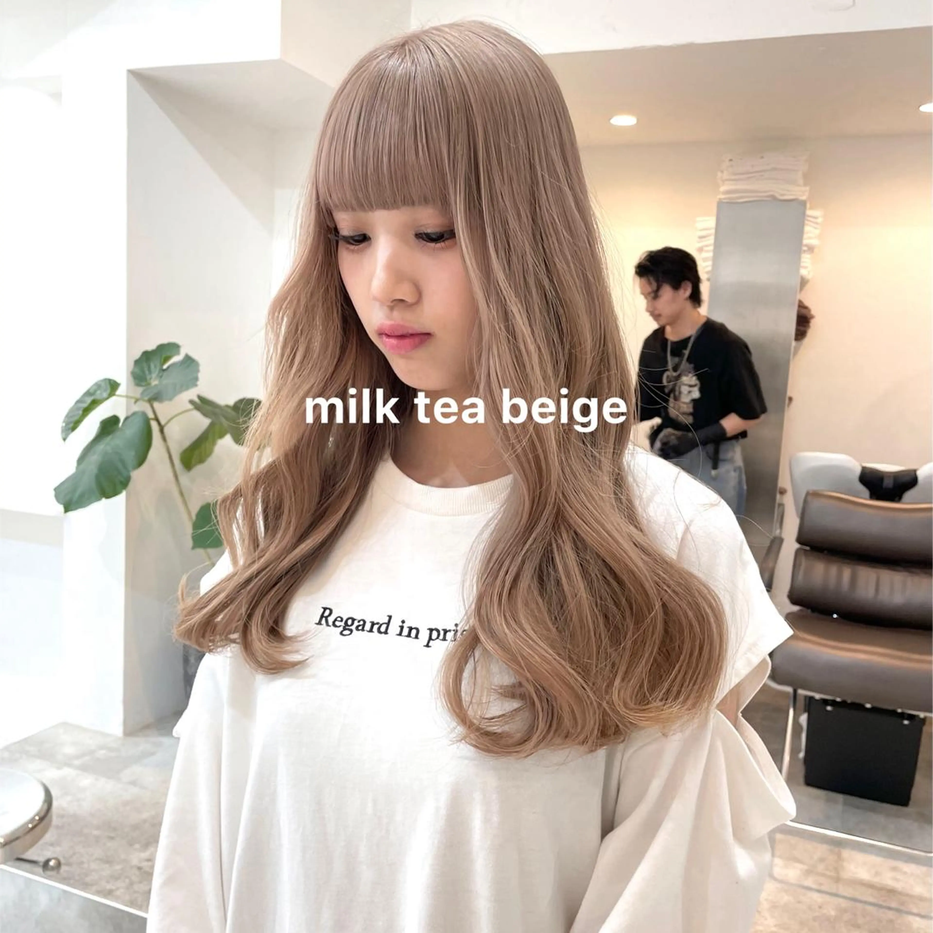 カラー 暖色カラー推し/ トヤエリコのヘアスタイル