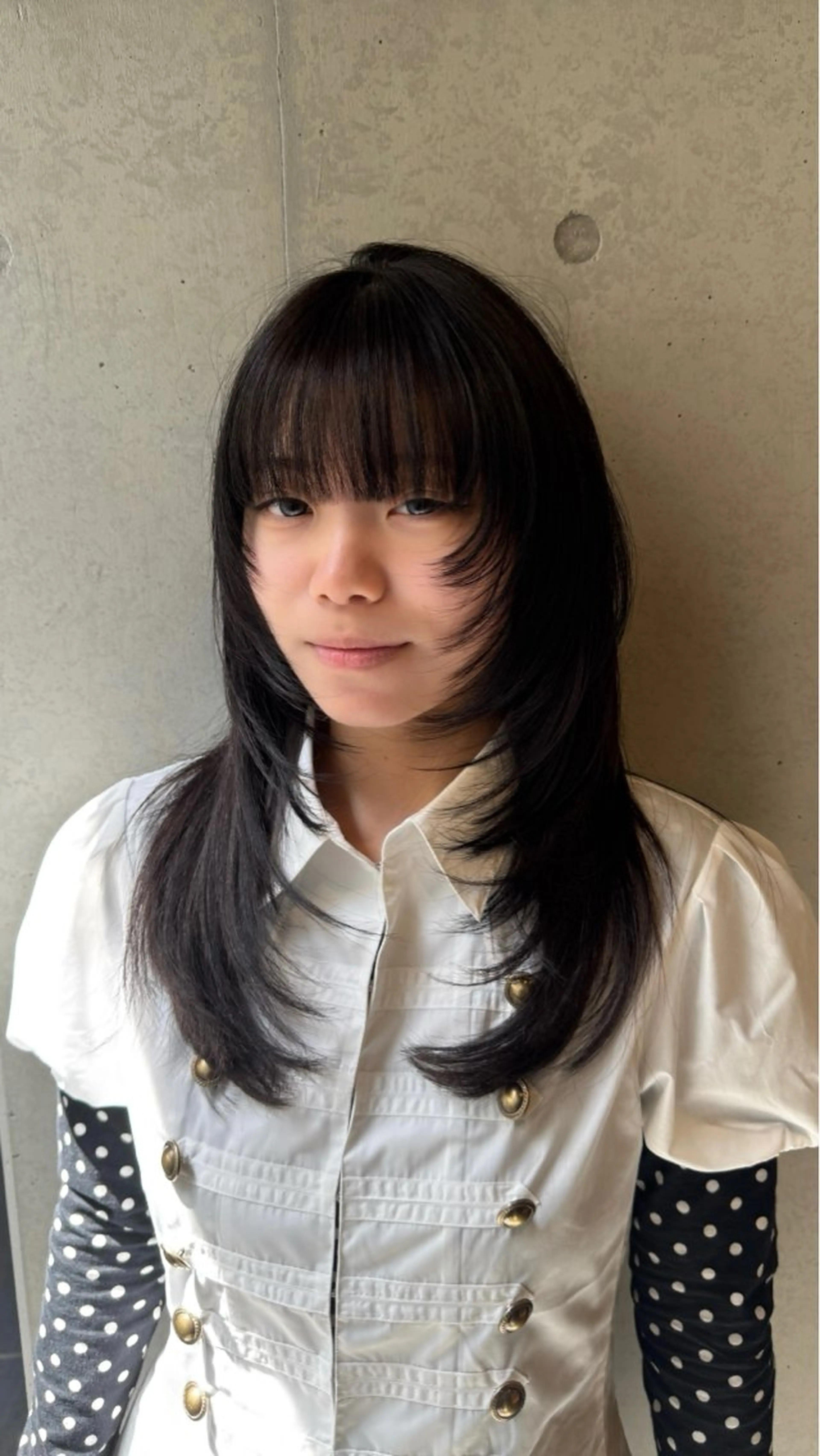 ロング カラー カット ヘアカラー だいち/ブリーチ/ レイヤーカットのヘアスタイル