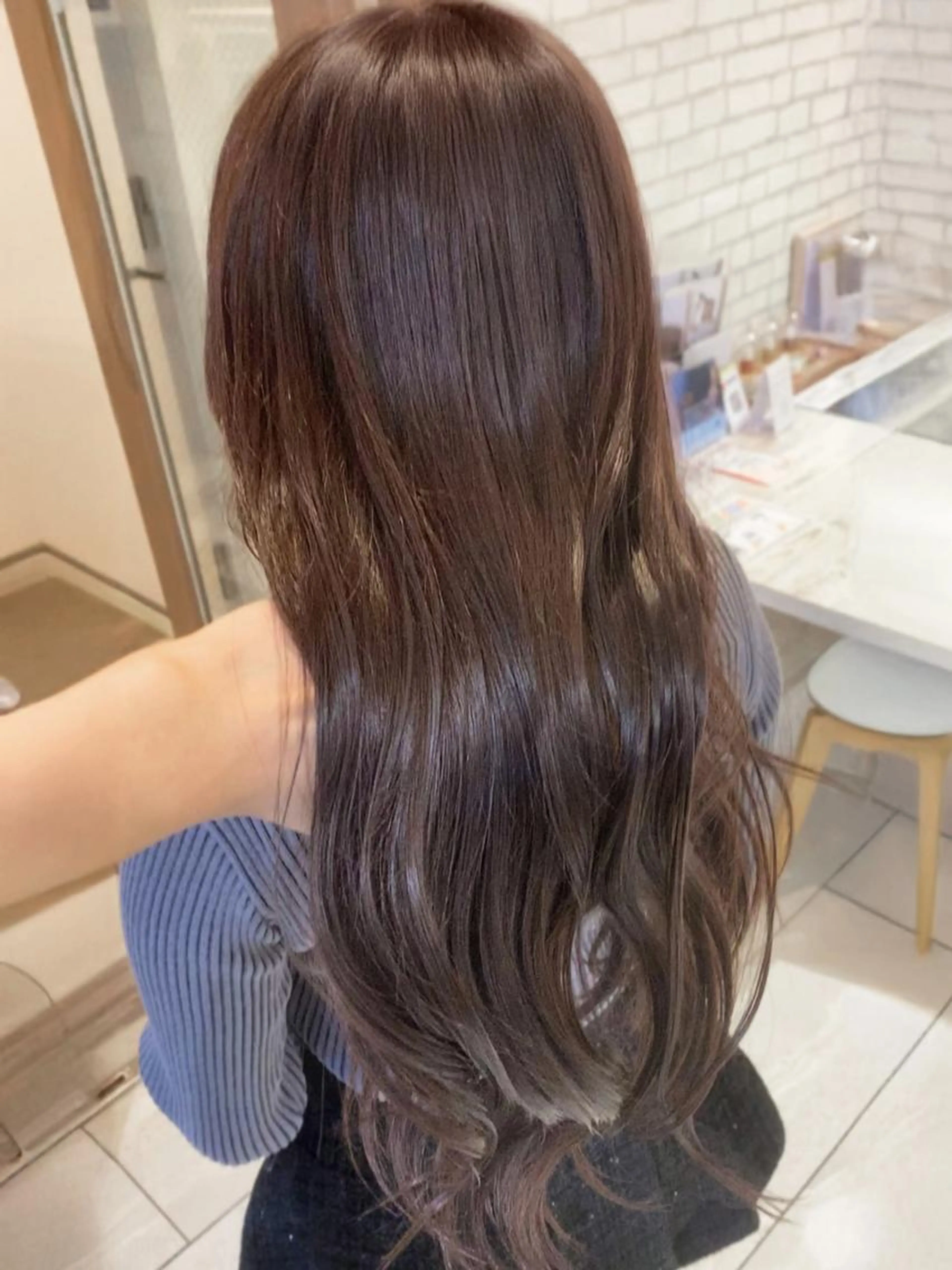 🌷ミニモ学割U24🌷 フルカラー➕1stepトリートメント➕ナノバブルmarbbシャンプー🫧の写真