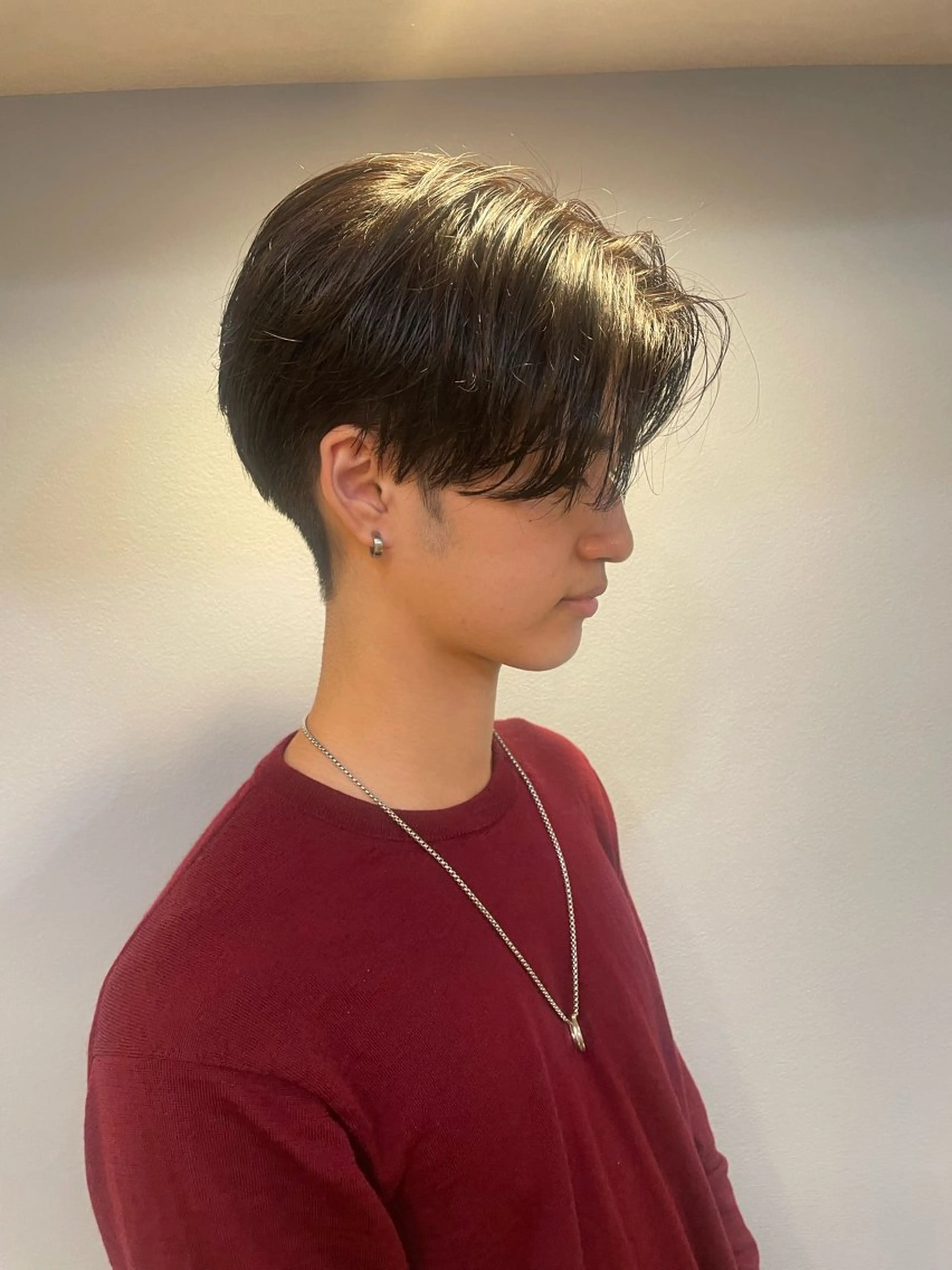 ショート メンズ カット ヘアセット フリーランスシェアサロンルレイル所属・心斎橋/メンズ /ルレイル/地形真希のヘアスタイル